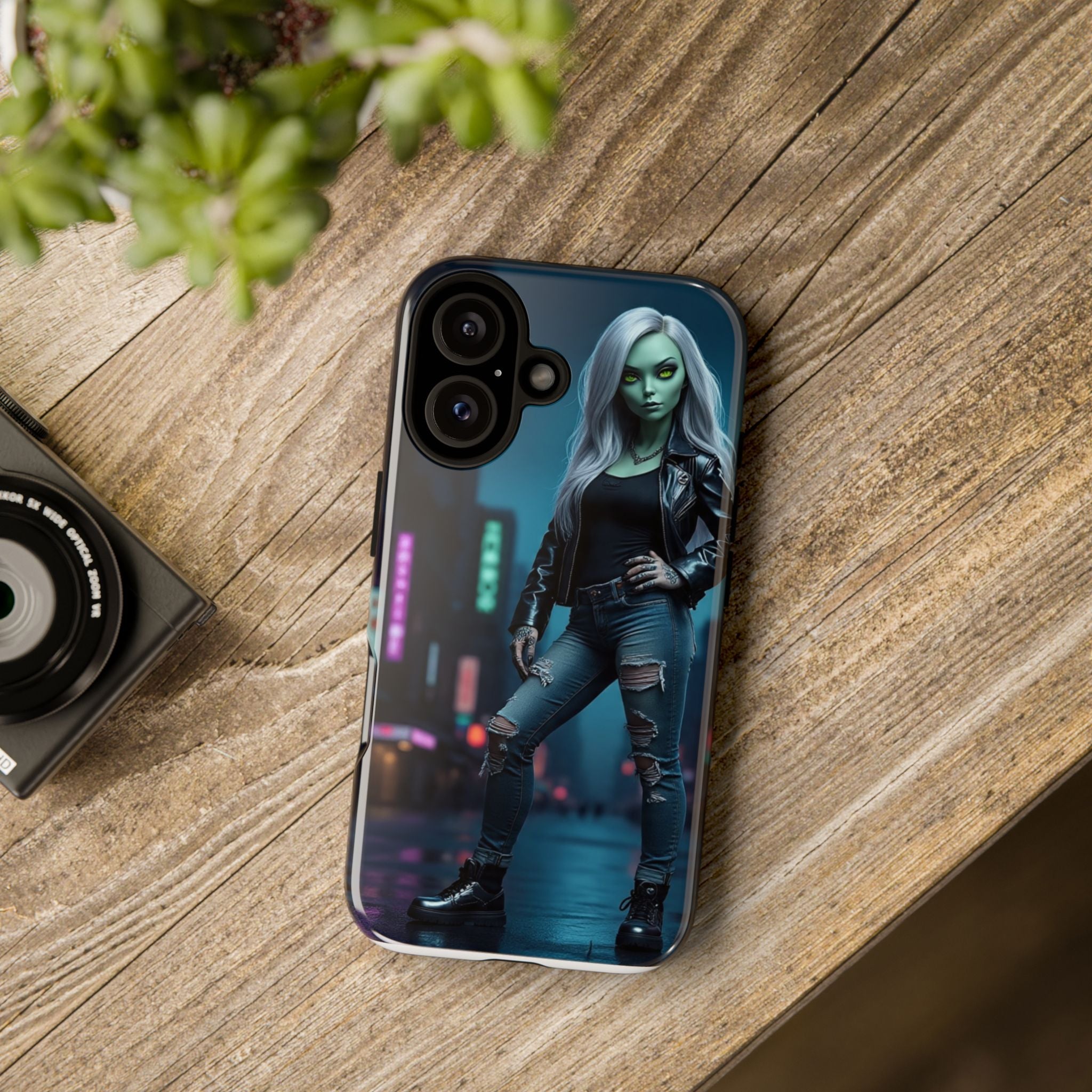 Alien Chic Tough Phone Case