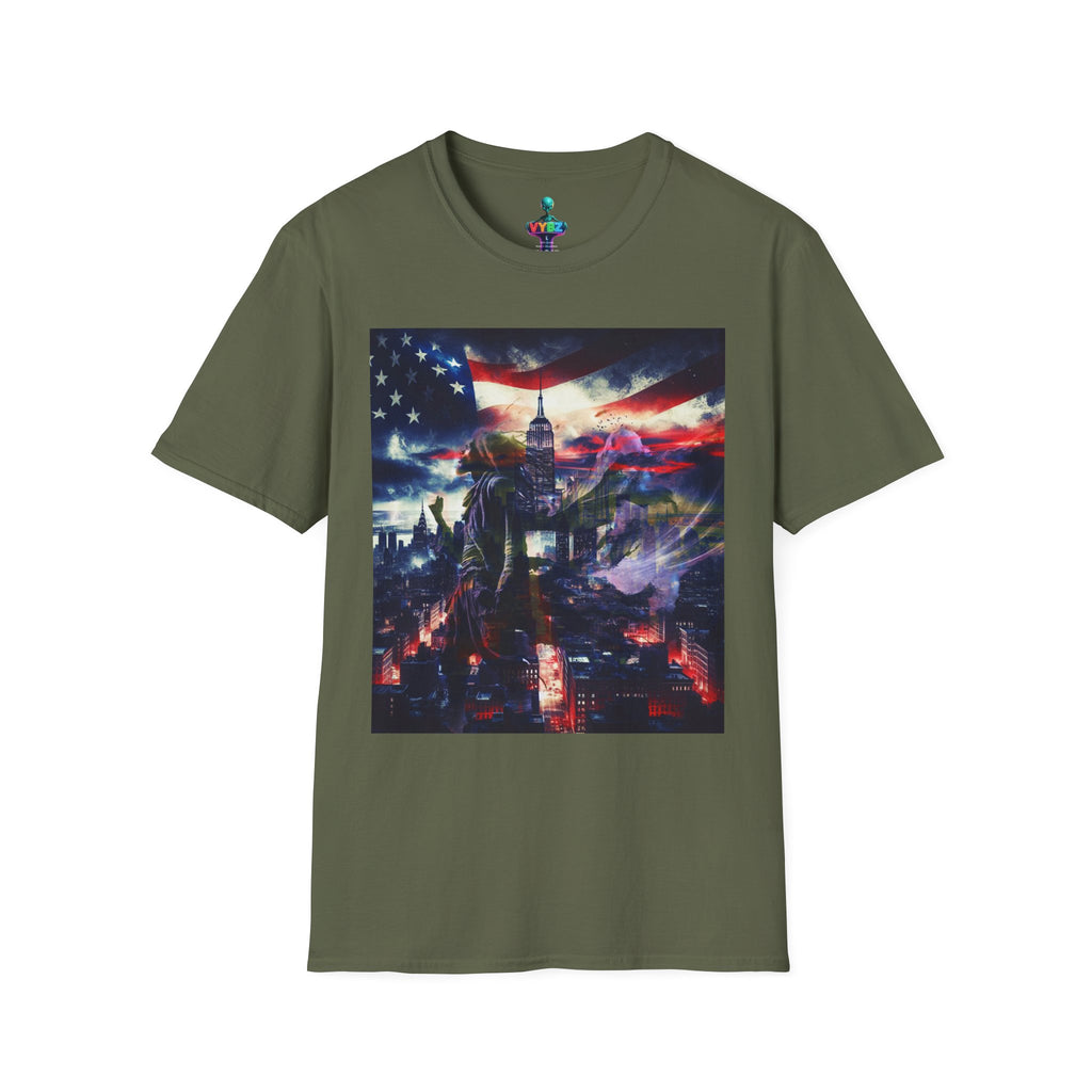 VYBZ Freedom-Themed Graphic Tee