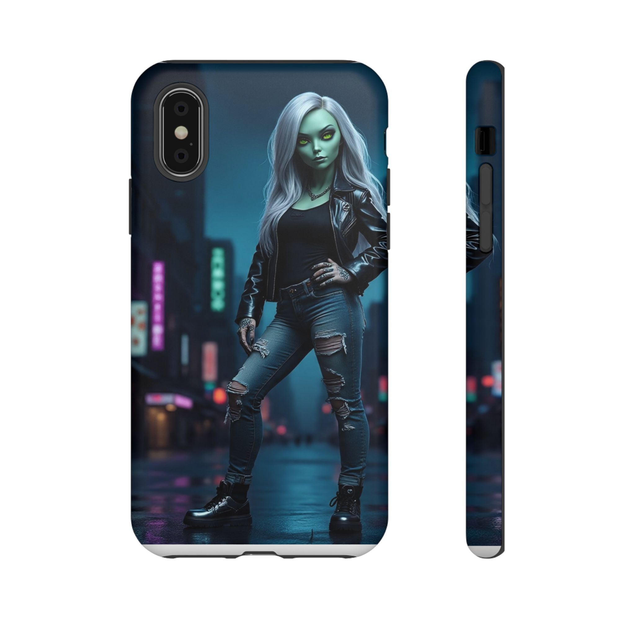 Alien Chic Tough Phone Case