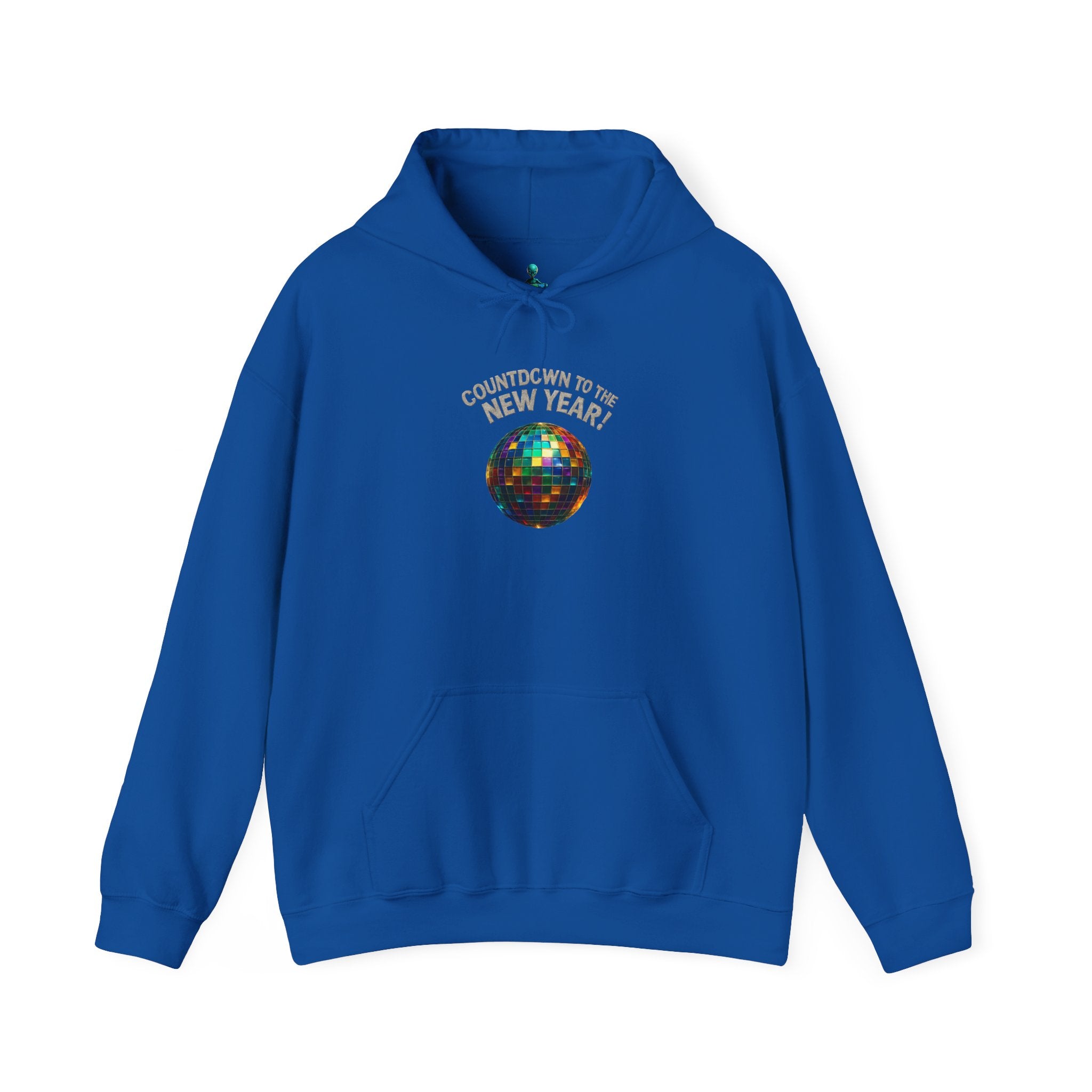 New Year Disco Ball Hoodie – "Countdown to the New Year" Holiday Sweatshirt