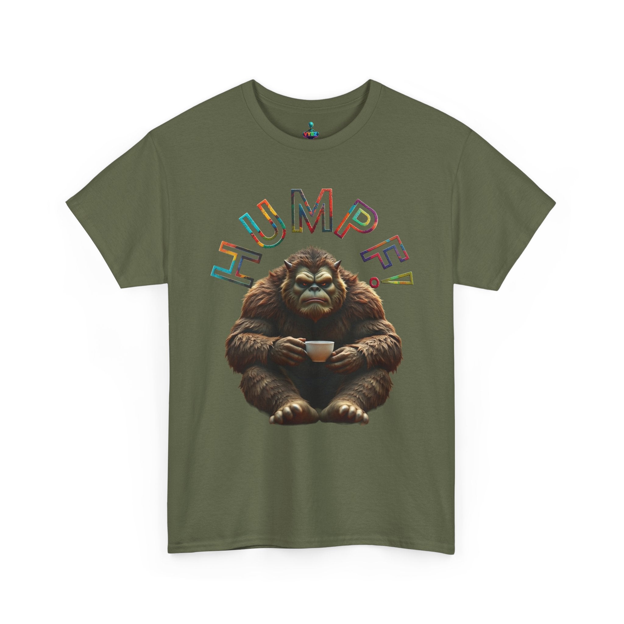 VYBZ Men's Coffee Bigfoot Tee - Autumn Exclusive Design