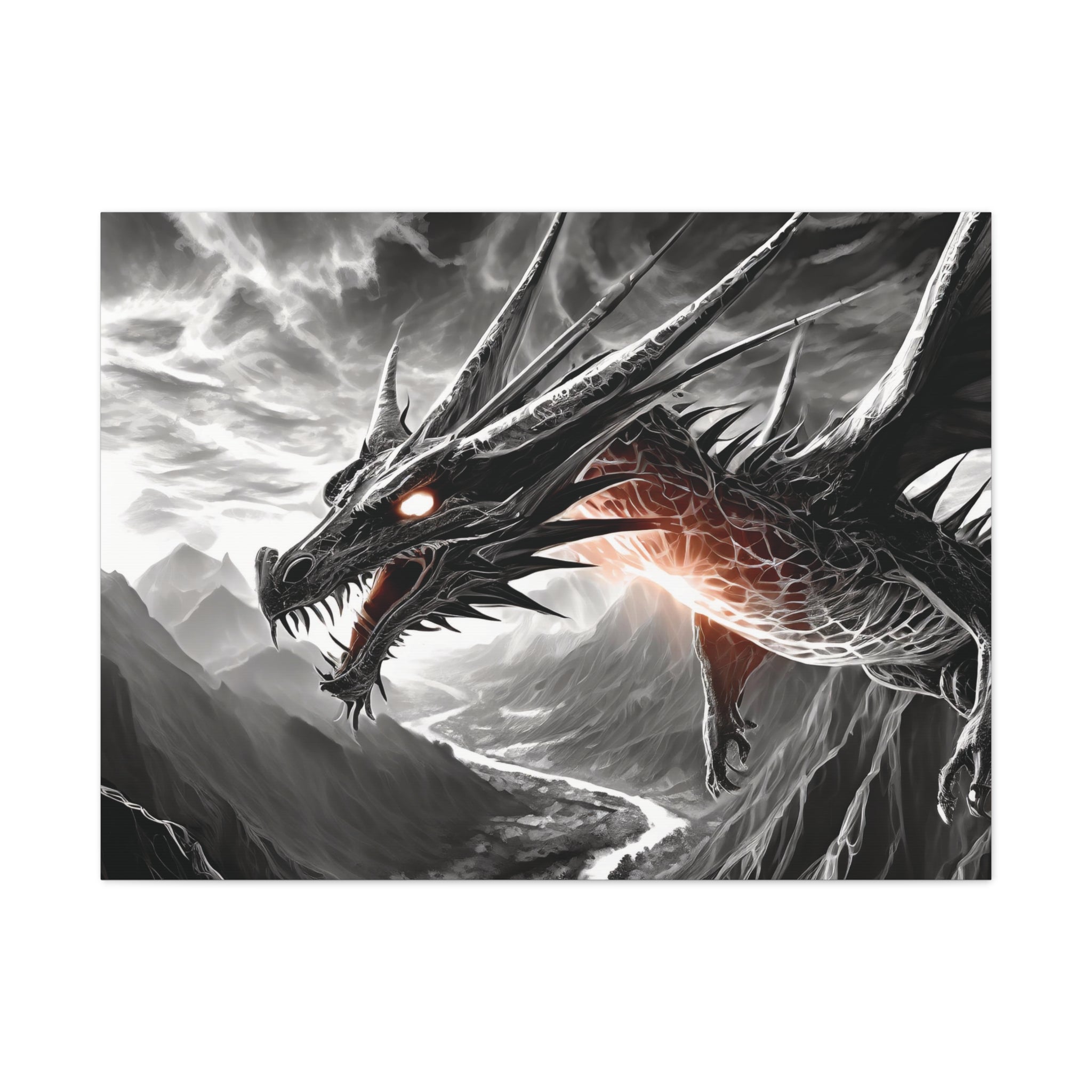 Dragon Art Canvas Print