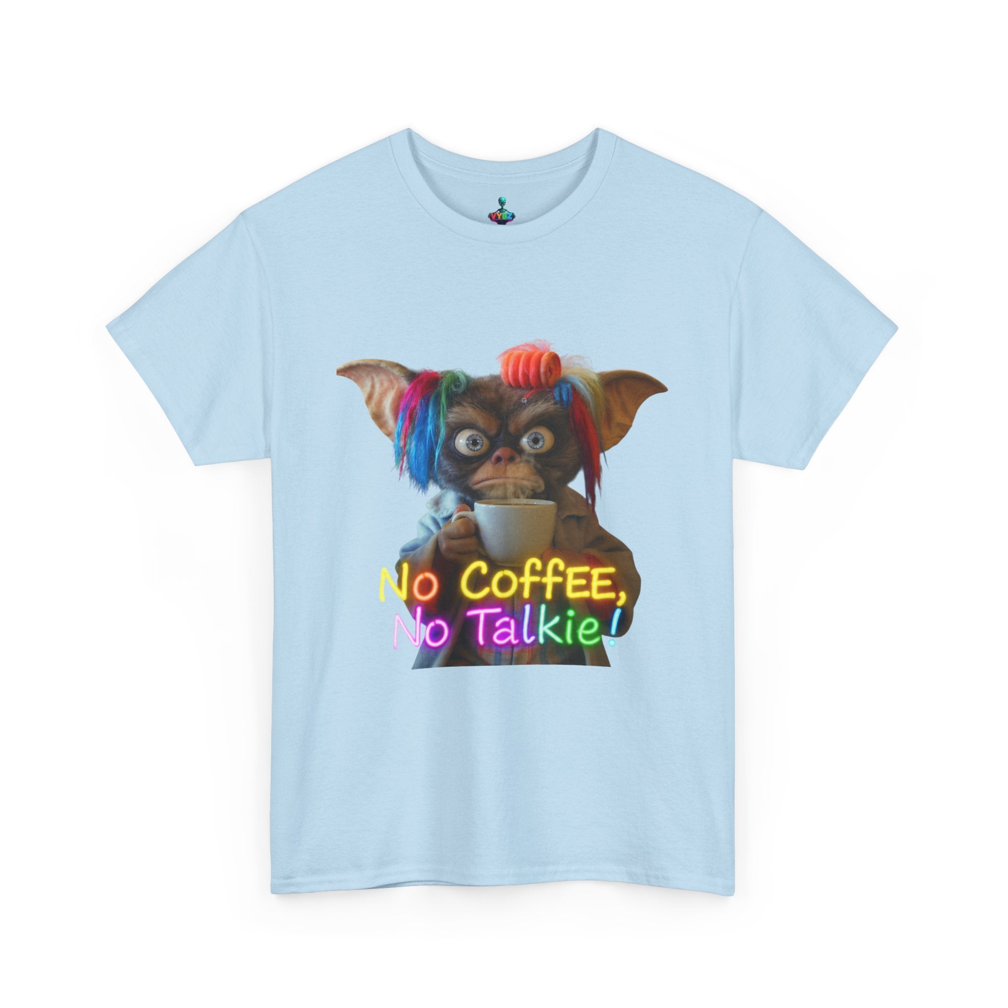 No Coffee, No Talkie Tee — Cute Gremlin Coffee Morning Shirt