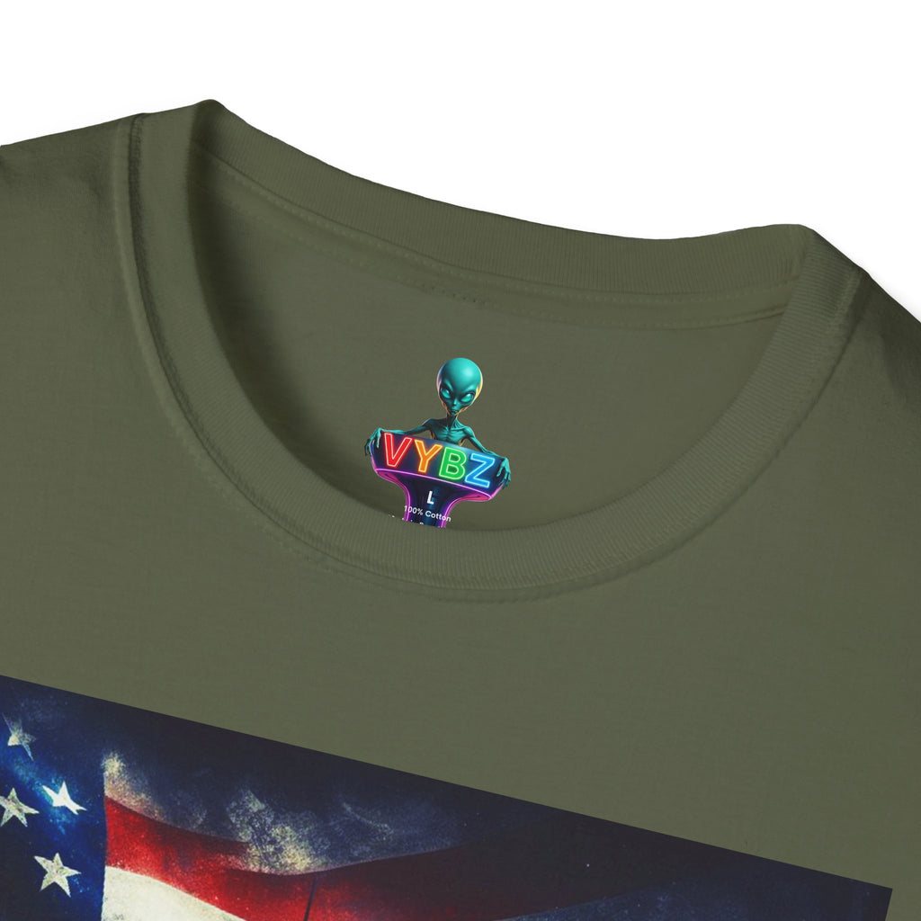 VYBZ Freedom-Themed Graphic Tee