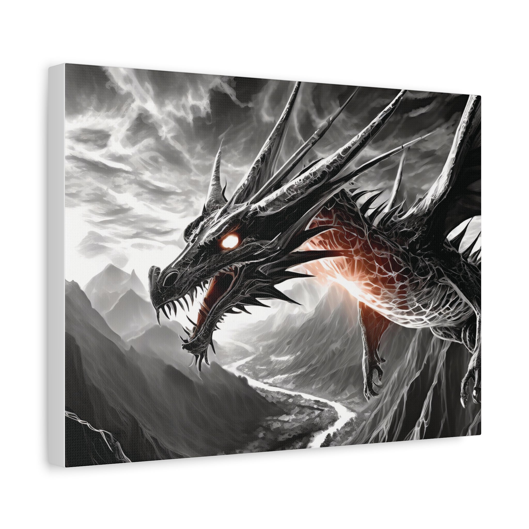 Dragon Art Canvas Print