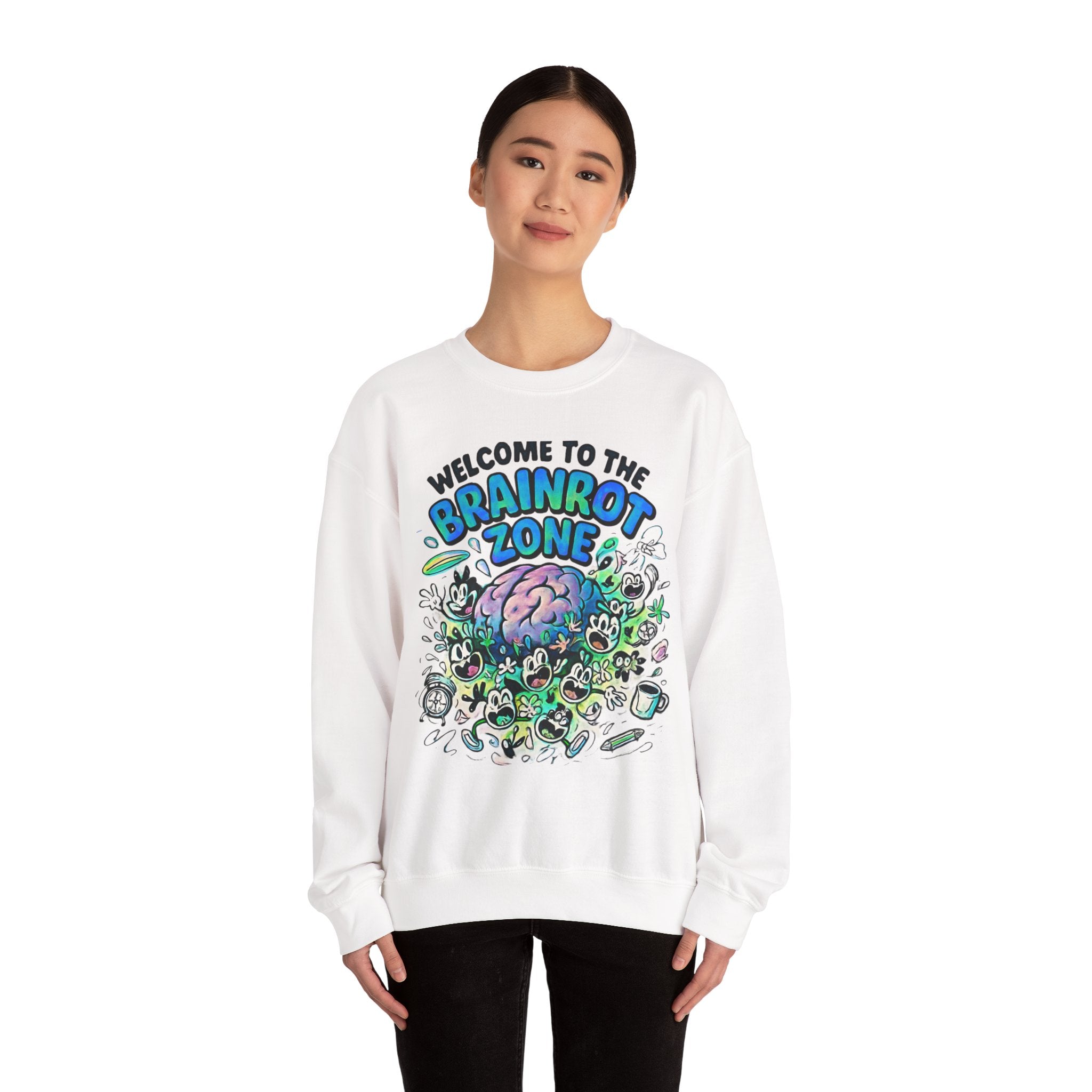 Brainrot Zone Unisex Heavy Blend™ Crewneck Sweatshirt