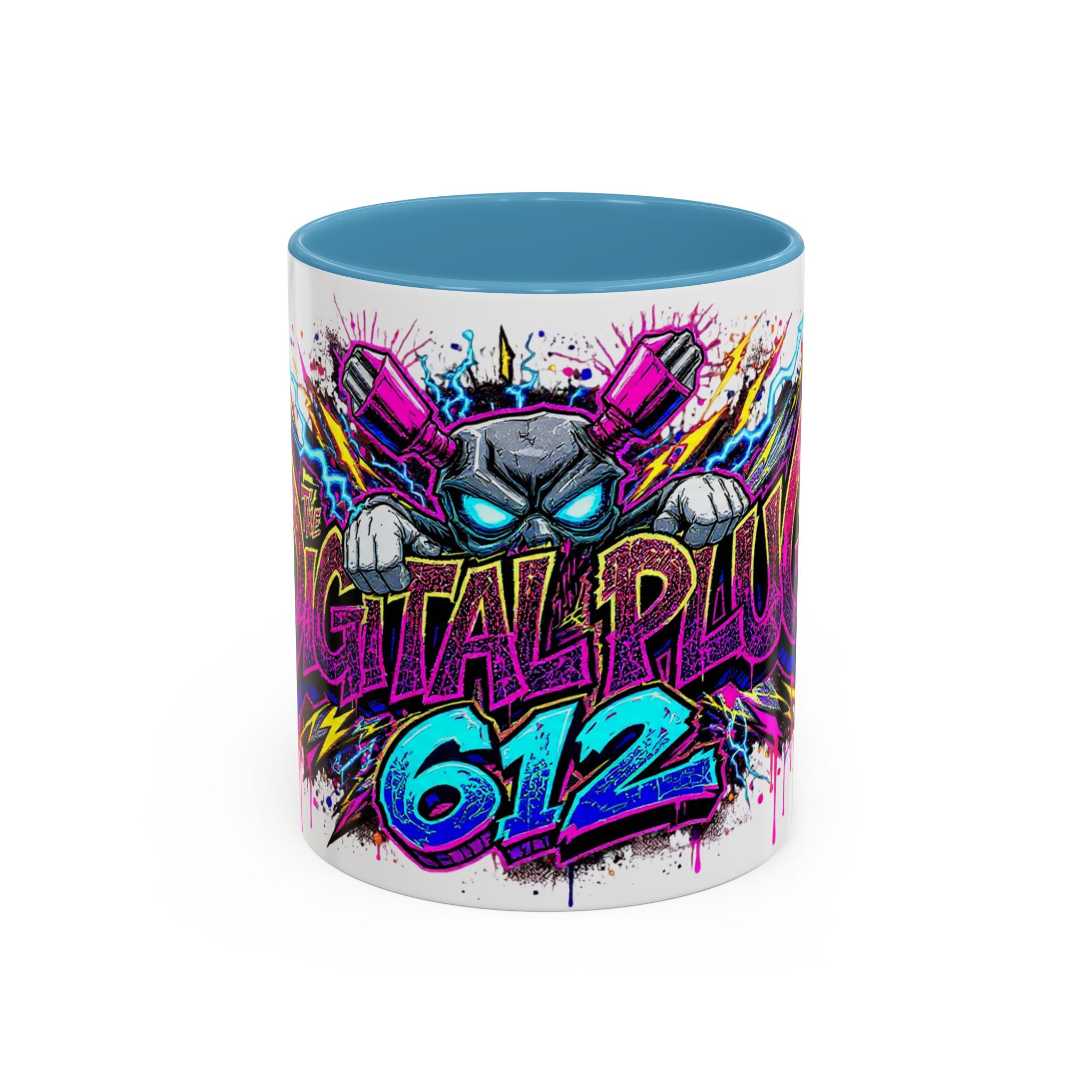 Accent Coffee Mug — The Digital Plug 612 Graphic (11/15oz)