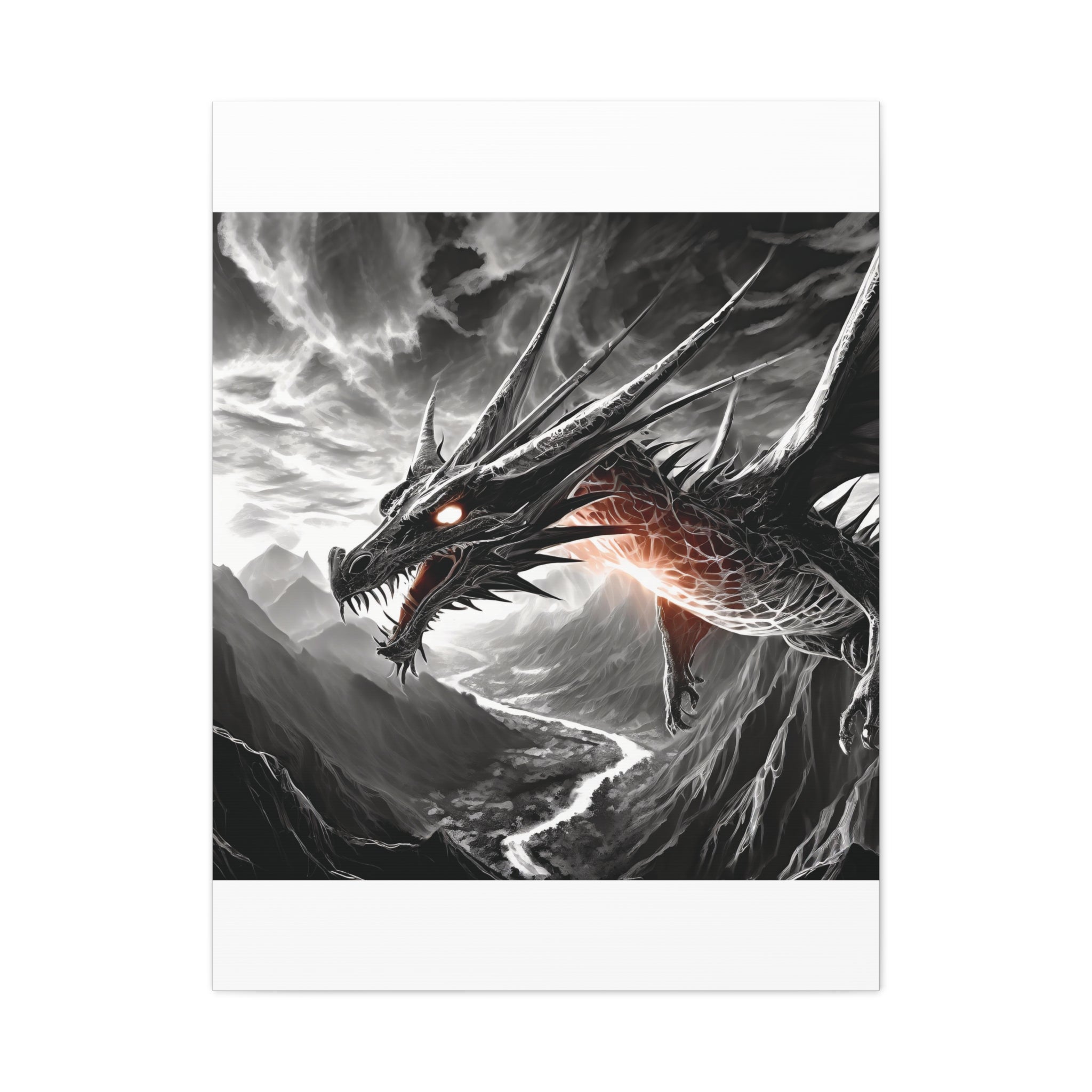 Dragon Art Canvas Print