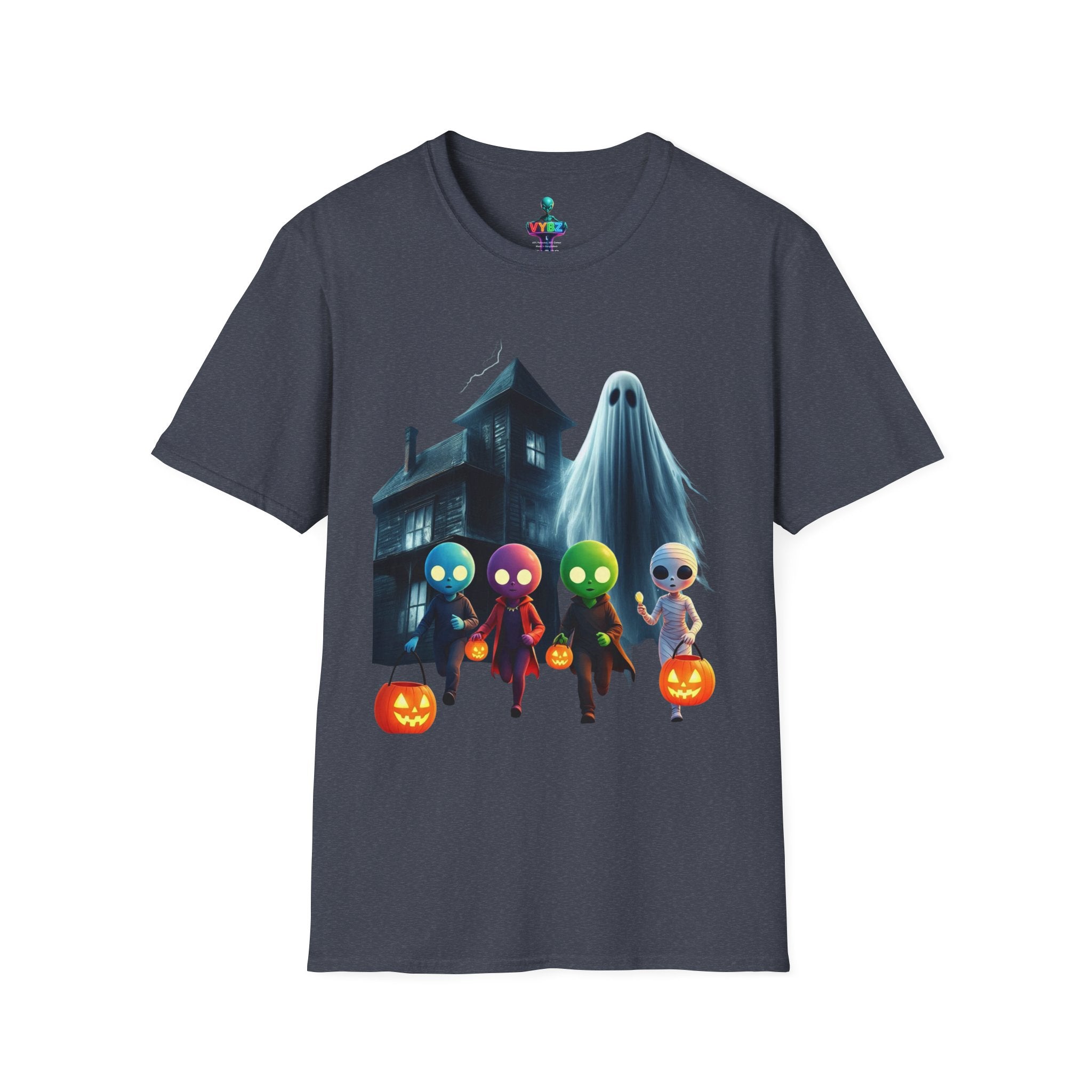 VYBZ "Aliens & Ghost" Halloween Graphic Tee
