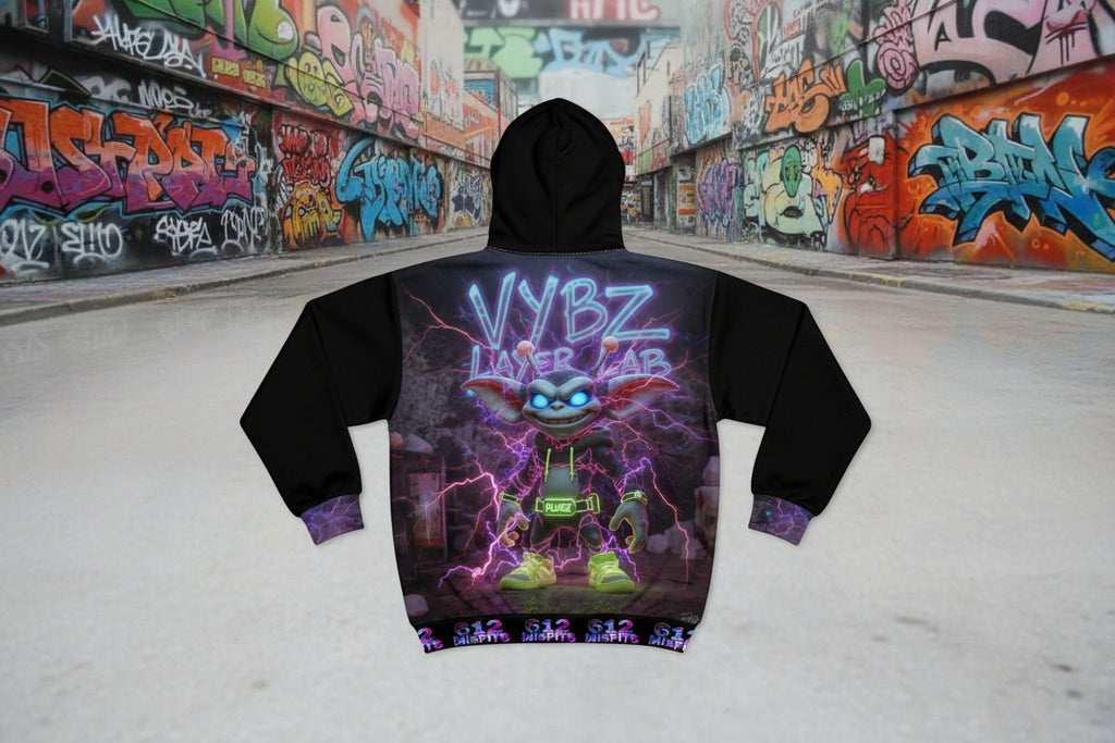 VYBZ Layer Lab 612 Misfits "Plugz" Zip Hoodie