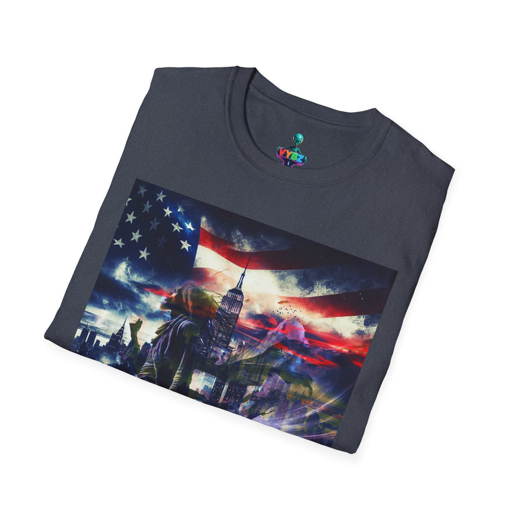 VYBZ Freedom-Themed Graphic Tee