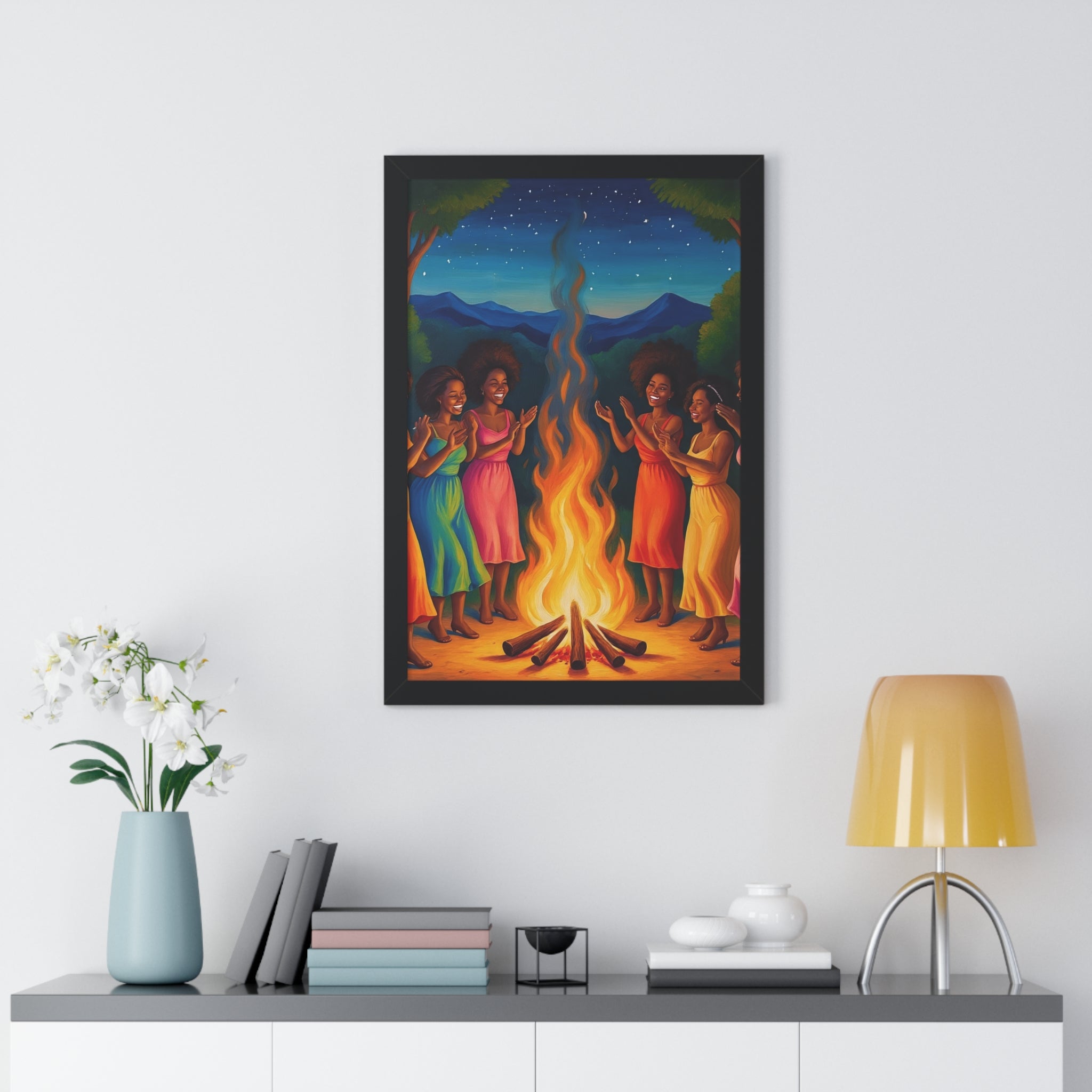African American Women Dance Party Inspired Poster