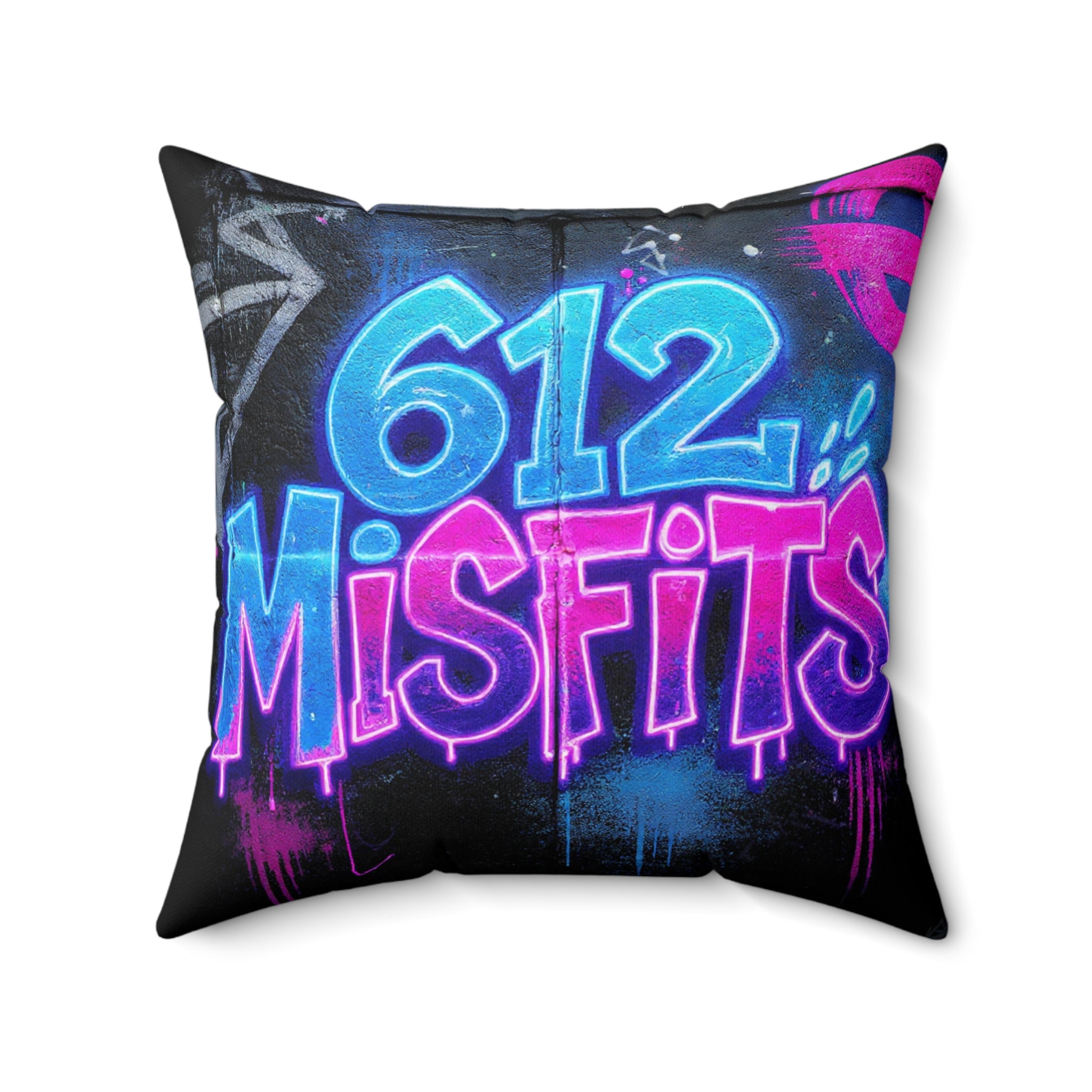 Neon 612 Misfit Plugz Valentine Square Pillow — Limited Edition