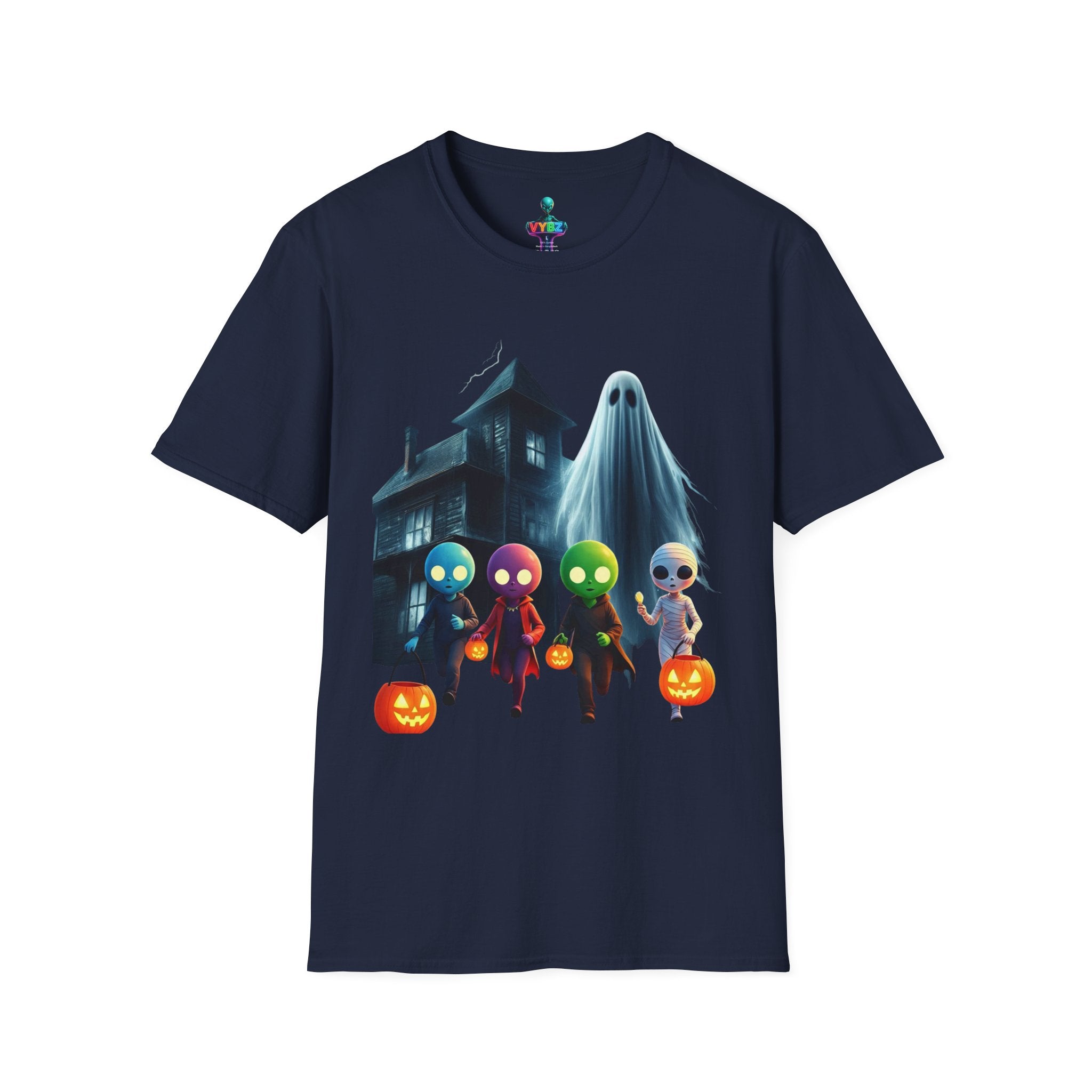VYBZ "Aliens & Ghost" Halloween Graphic Tee