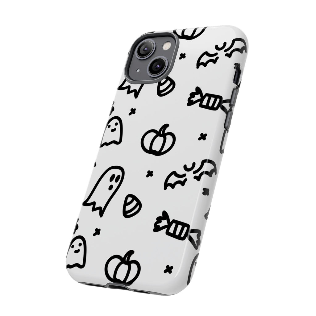 Halloween Themed Phone Case, Spooky Ghosts and Pumpkins, Fall Decor, Costume Party, Trick or Treat