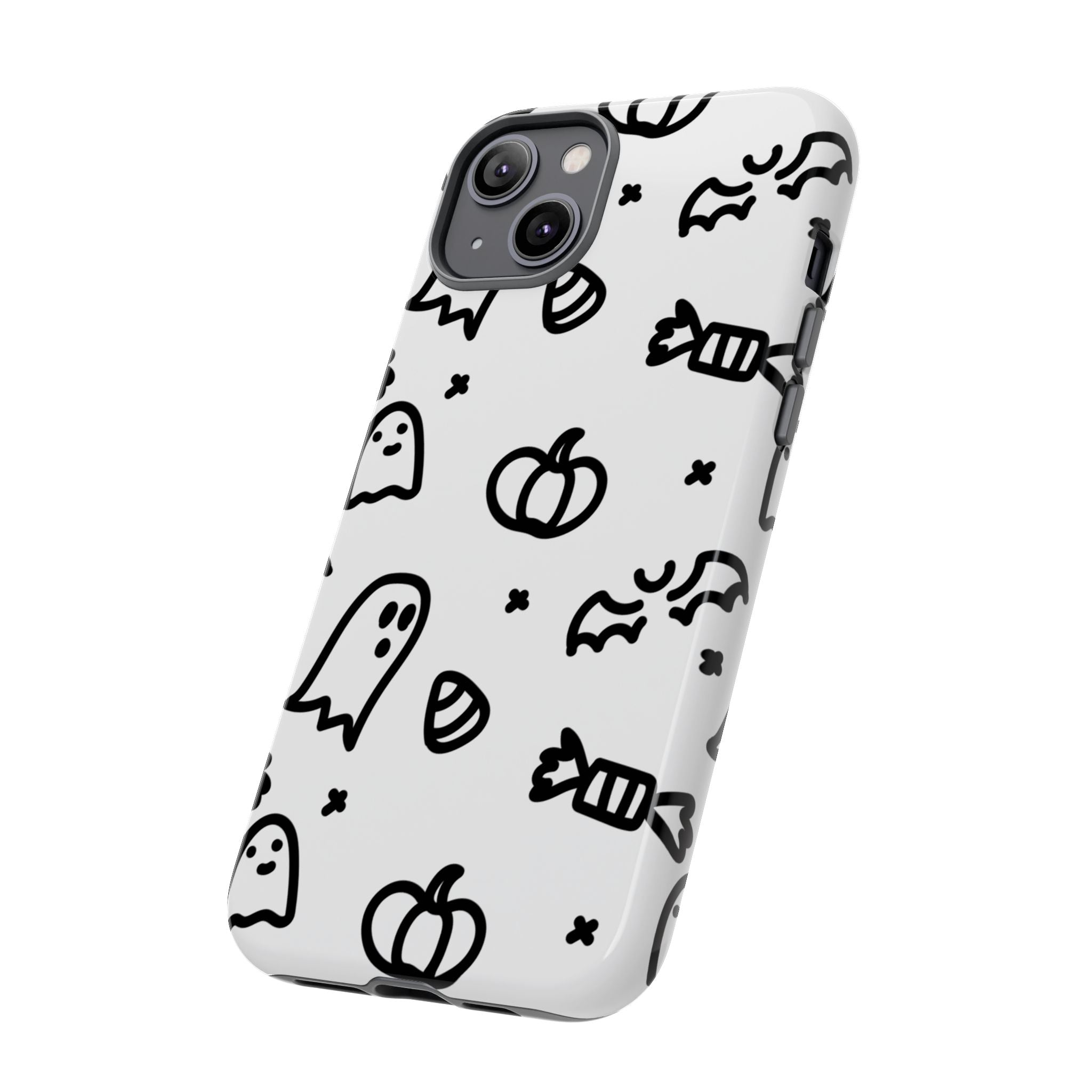 Halloween Themed Phone Case, Spooky Ghosts and Pumpkins, Fall Decor, Costume Party, Trick or Treat