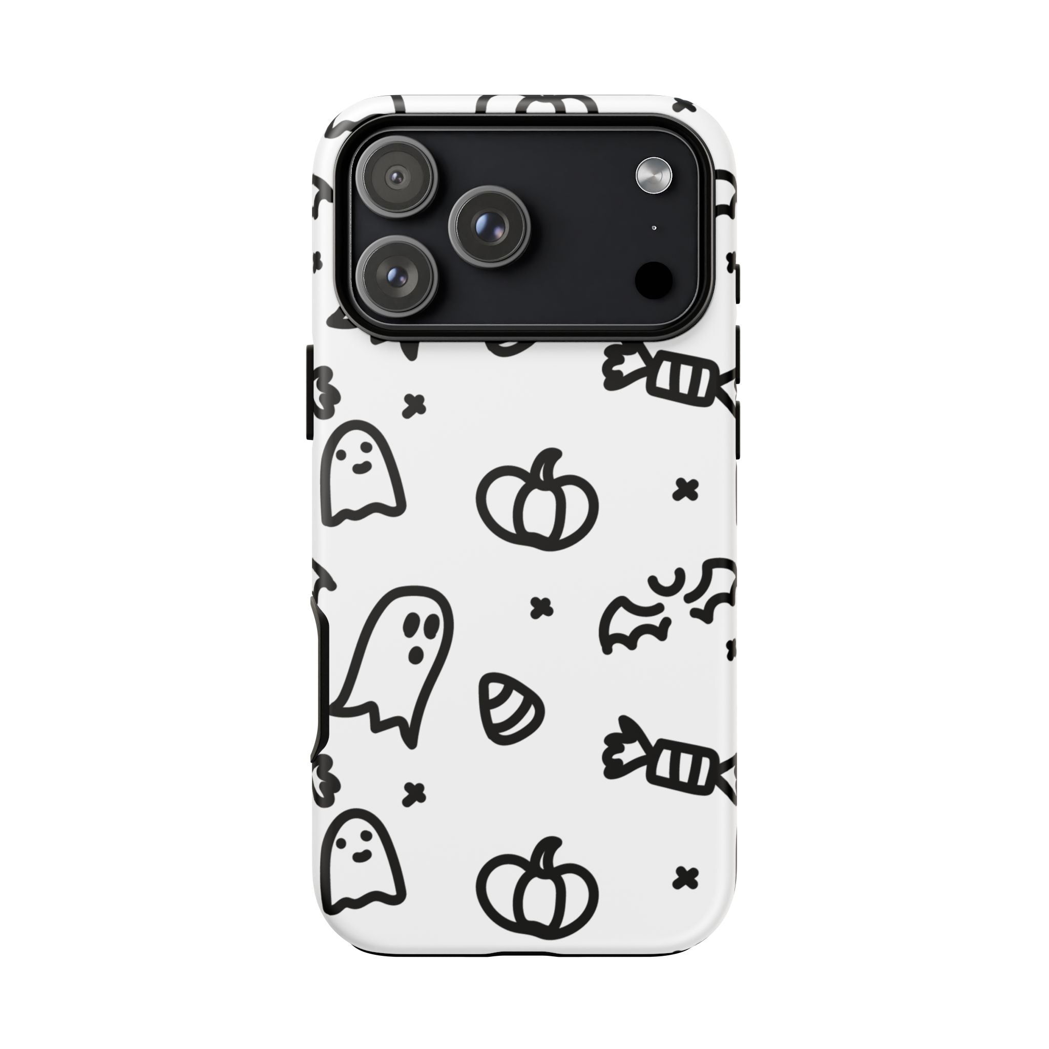 Halloween Themed Phone Case, Spooky Ghosts and Pumpkins, Fall Decor, Costume Party, Trick or Treat