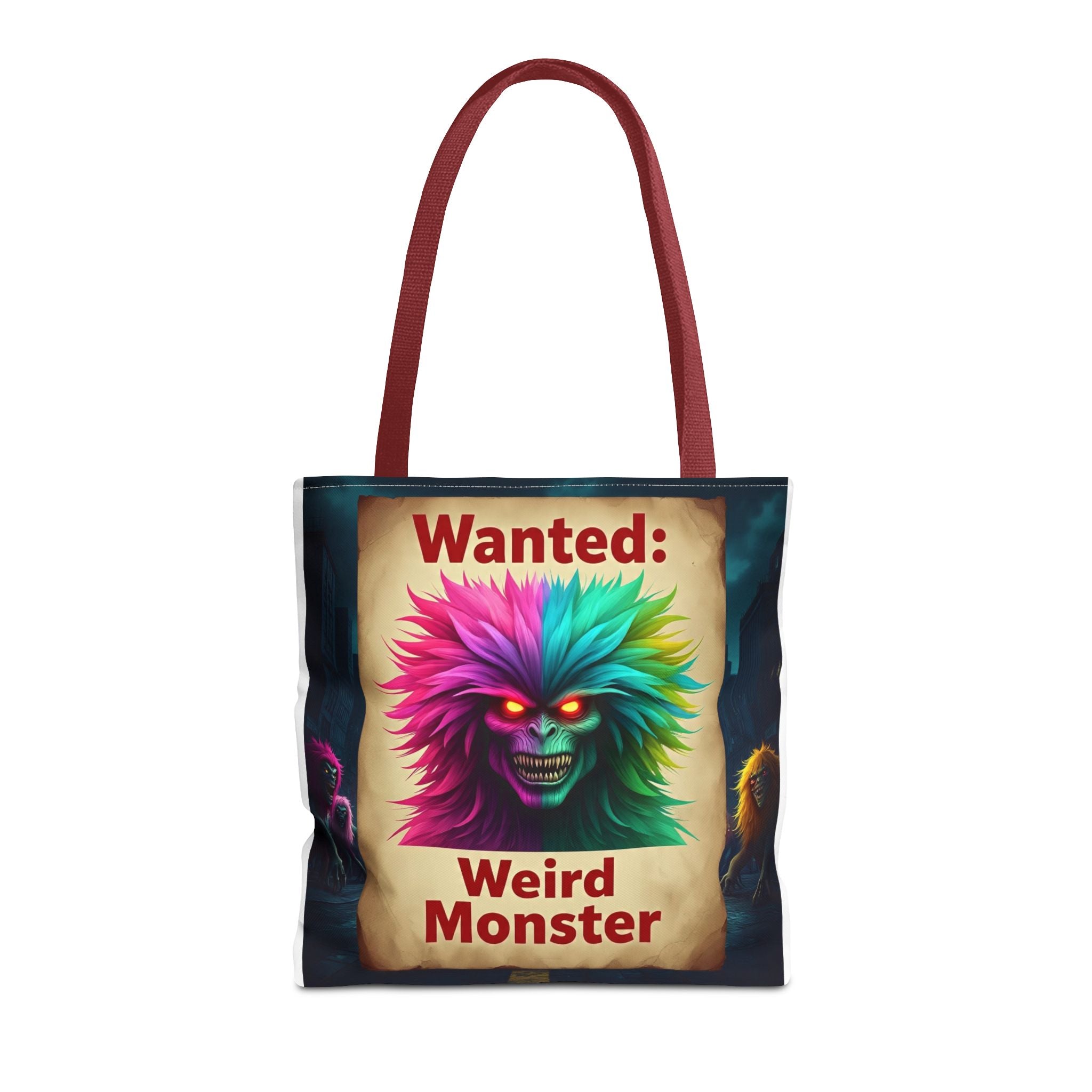 VYBZ Wanted Monster Print Tote Bag