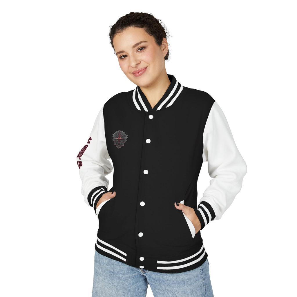 Letterman Jacket — North Star Rebel Graphic varsity jacket