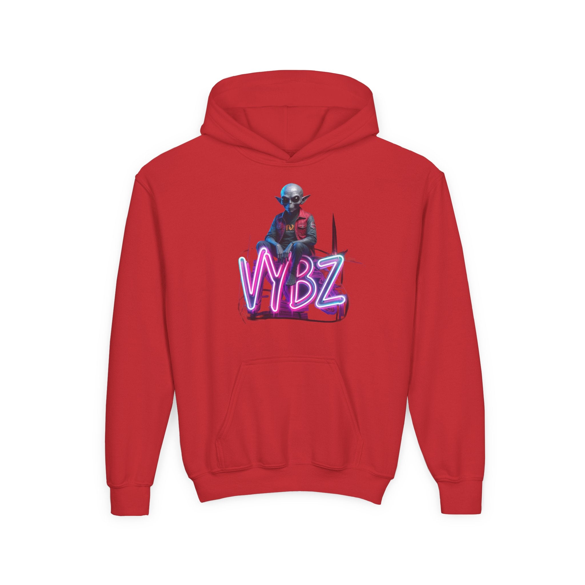 VYBZ Alien Youth Heavy Blend Hooded Sweatshirt, Cozy Streetwear, Perfect for Teens, Gifts for Holidays and Occasions, Casual [...]