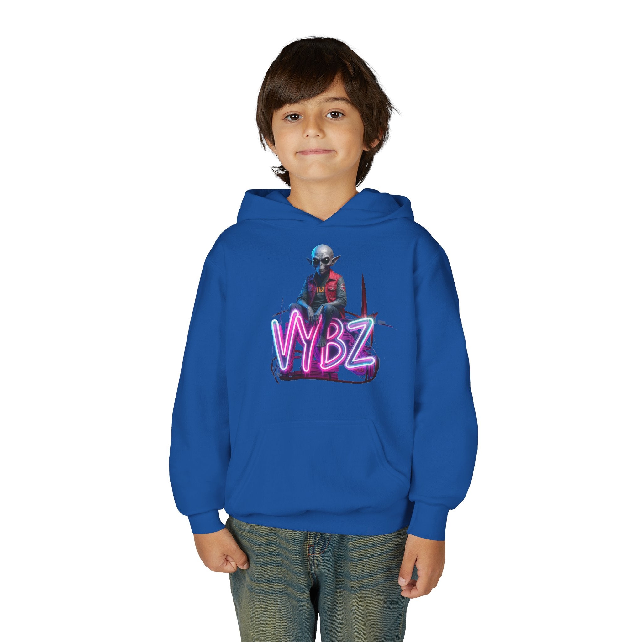 VYBZ Alien Youth Heavy Blend Hooded Sweatshirt, Cozy Streetwear, Perfect for Teens, Gifts for Holidays and Occasions, Casual [...]