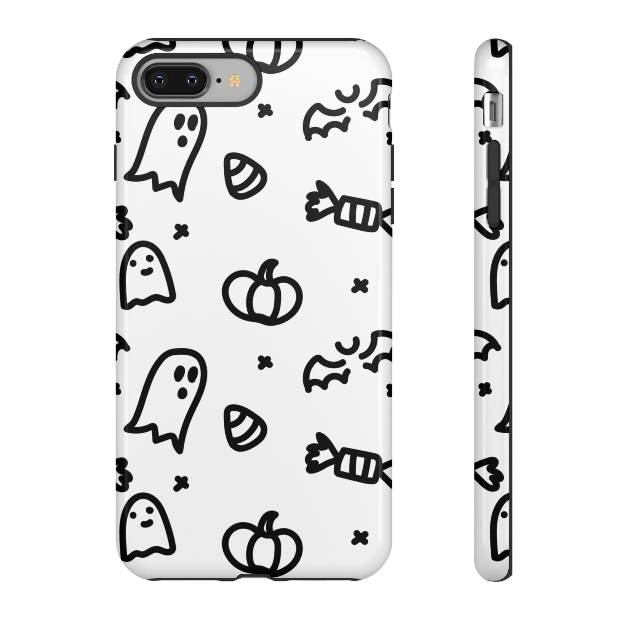 Halloween Themed Phone Case, Spooky Ghosts and Pumpkins, Fall Decor, Costume Party, Trick or Treat