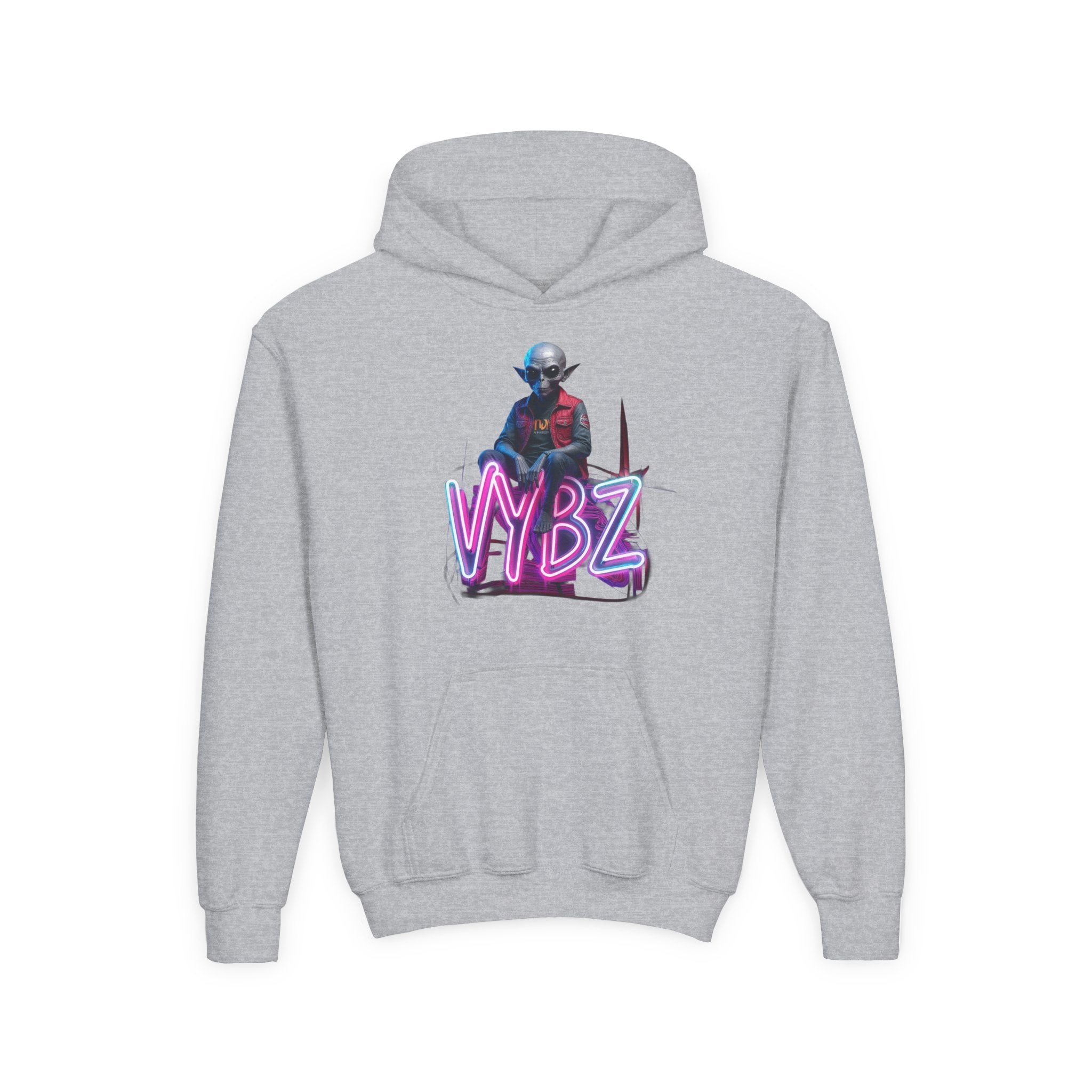 VYBZ Alien Youth Heavy Blend Hooded Sweatshirt, Cozy Streetwear, Perfect for Teens, Gifts for Holidays and Occasions, Casual [...]