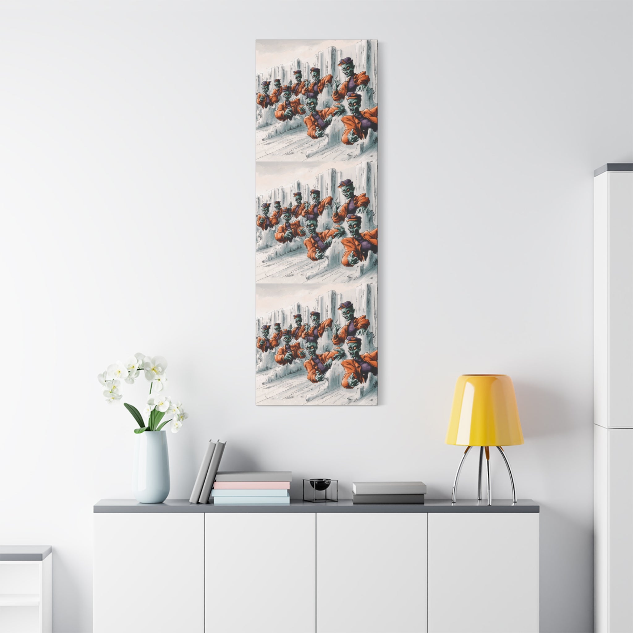 Zombie Chorus Matte Canvas Wall Art