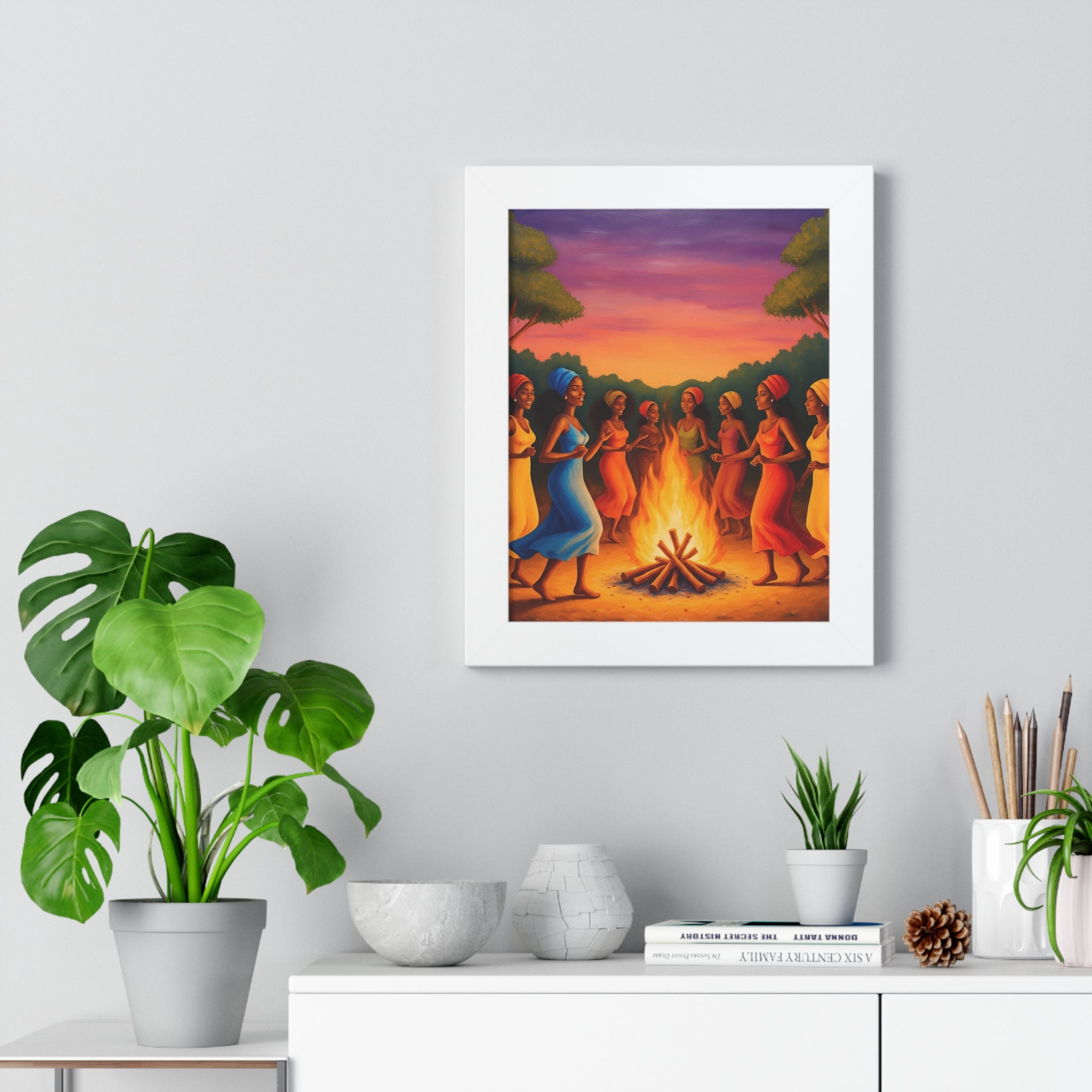 African Women Dance Party Celebration Poster