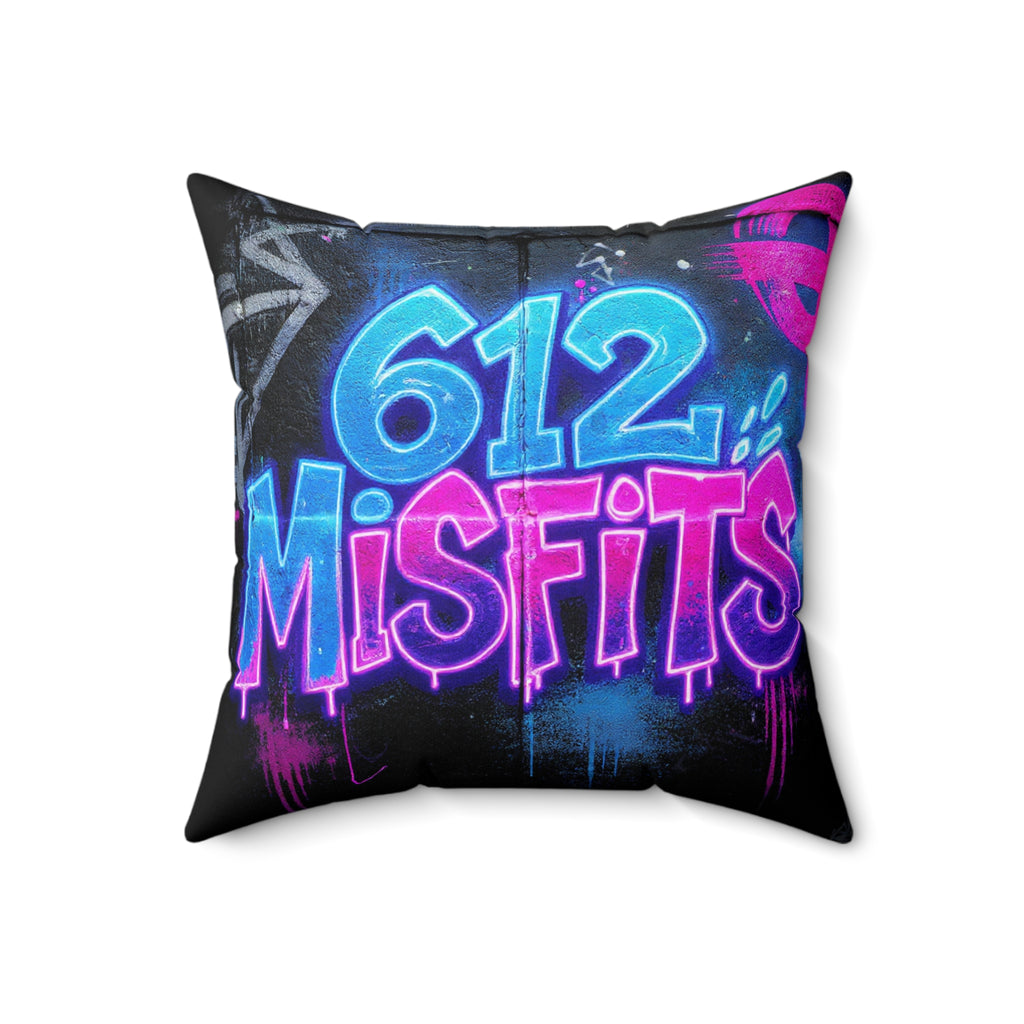 Neon 612 Misfit Plugz Valentine Square Pillow — Limited Edition