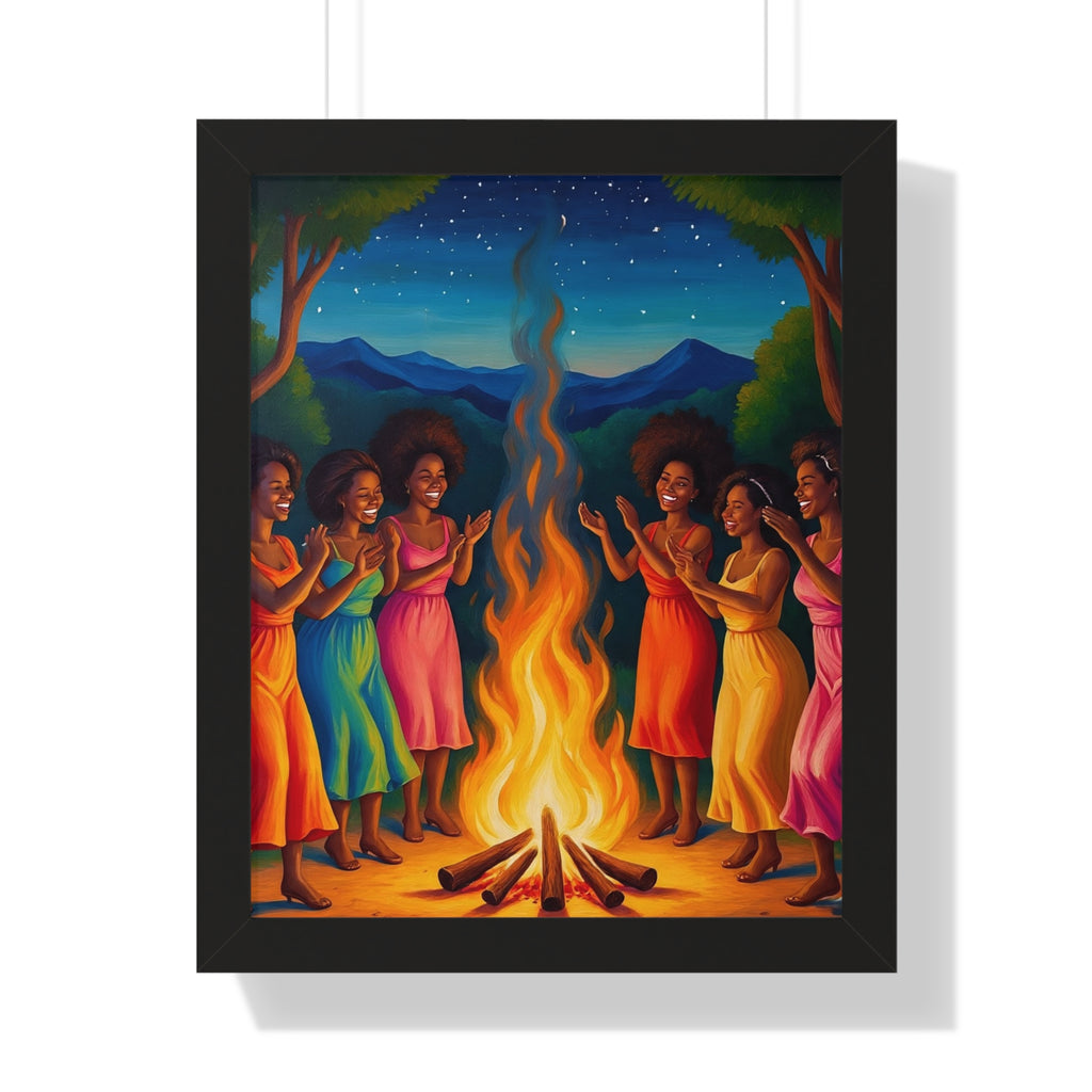 African American Women Dance Party Inspired Poster