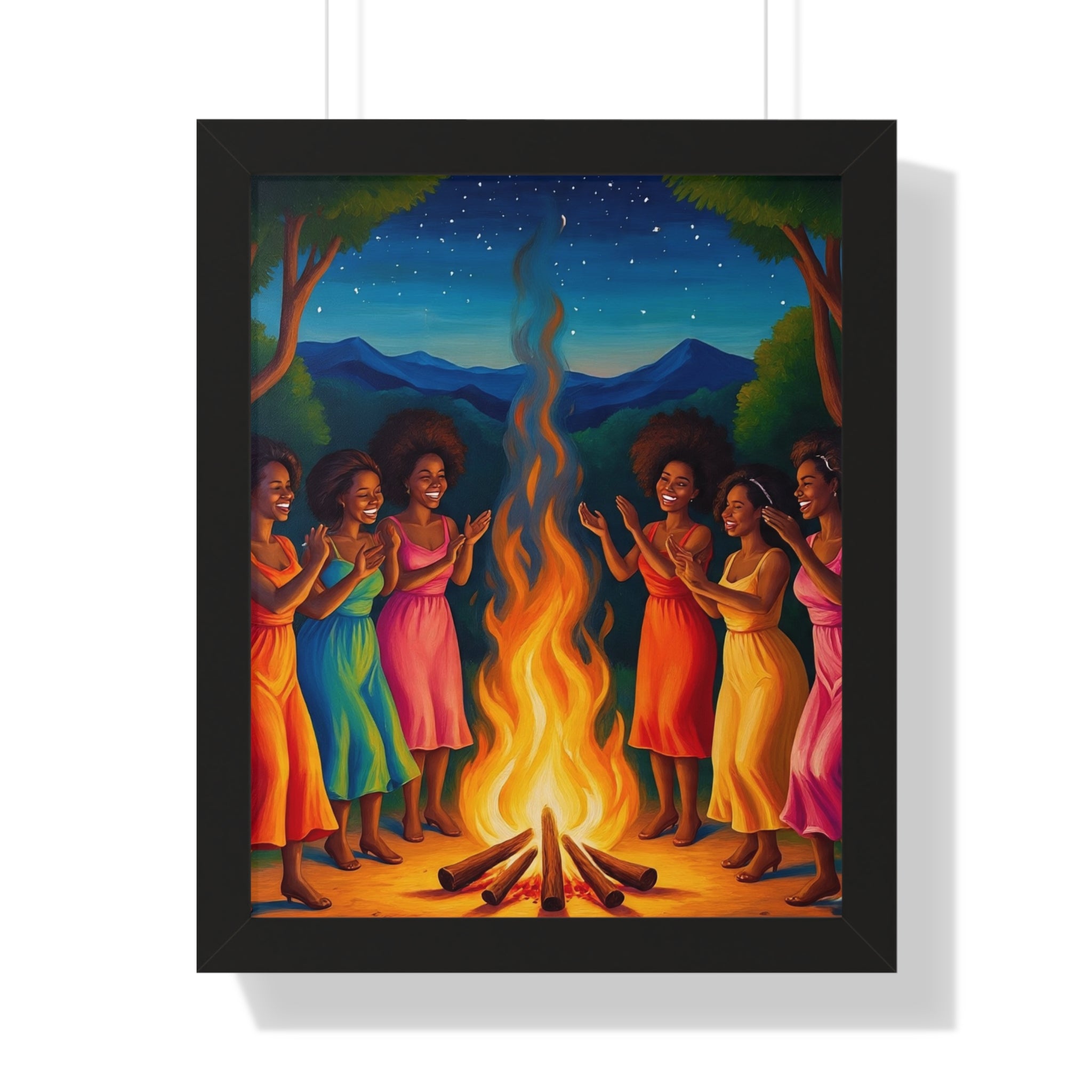 African American Women Dance Party Inspired Poster