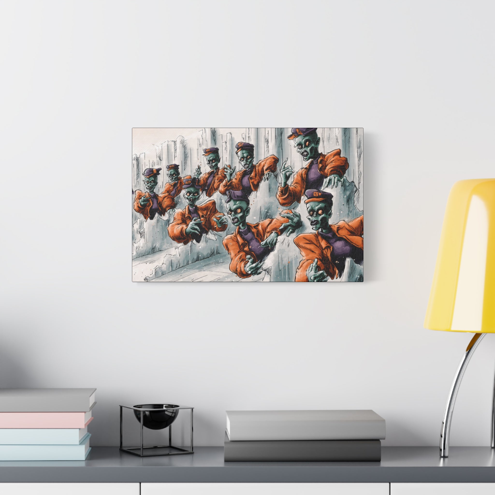 Zombie Chorus Matte Canvas Wall Art