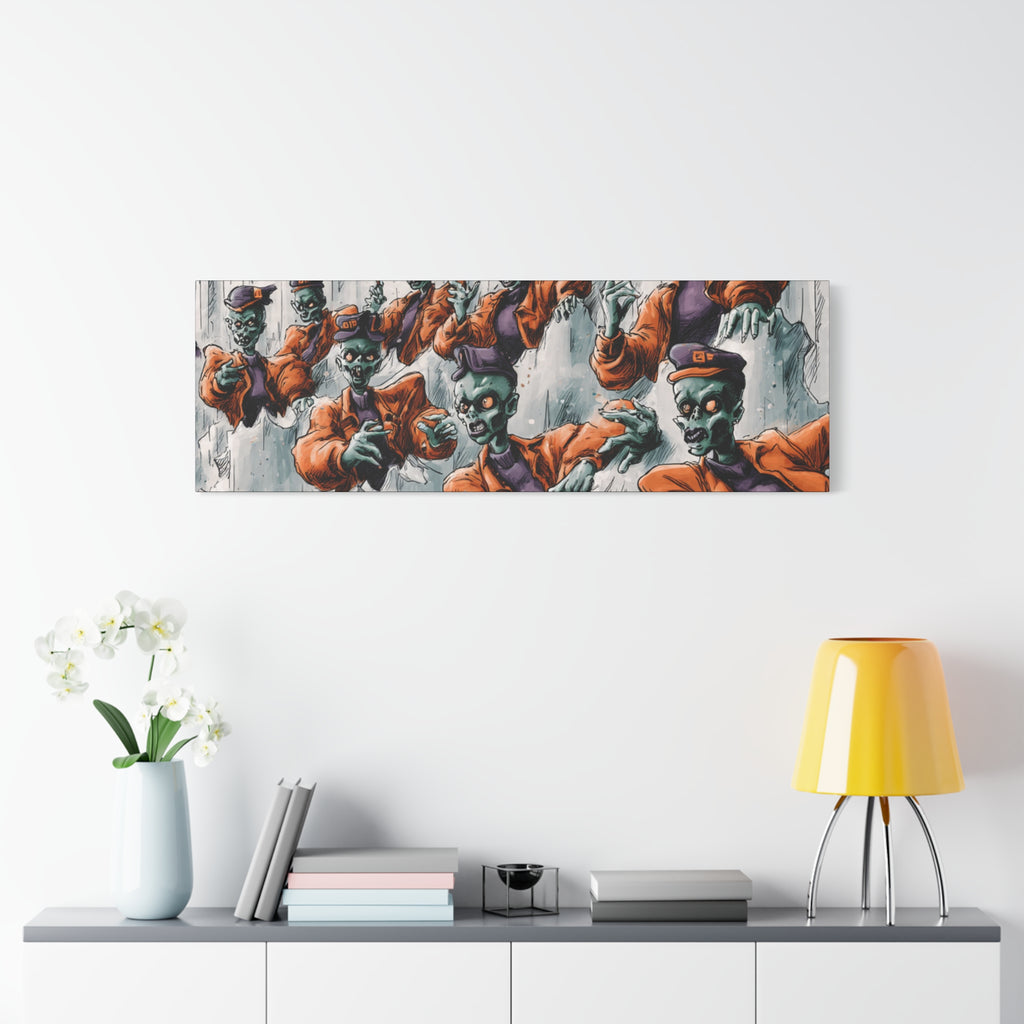 Zombie Chorus Matte Canvas Wall Art