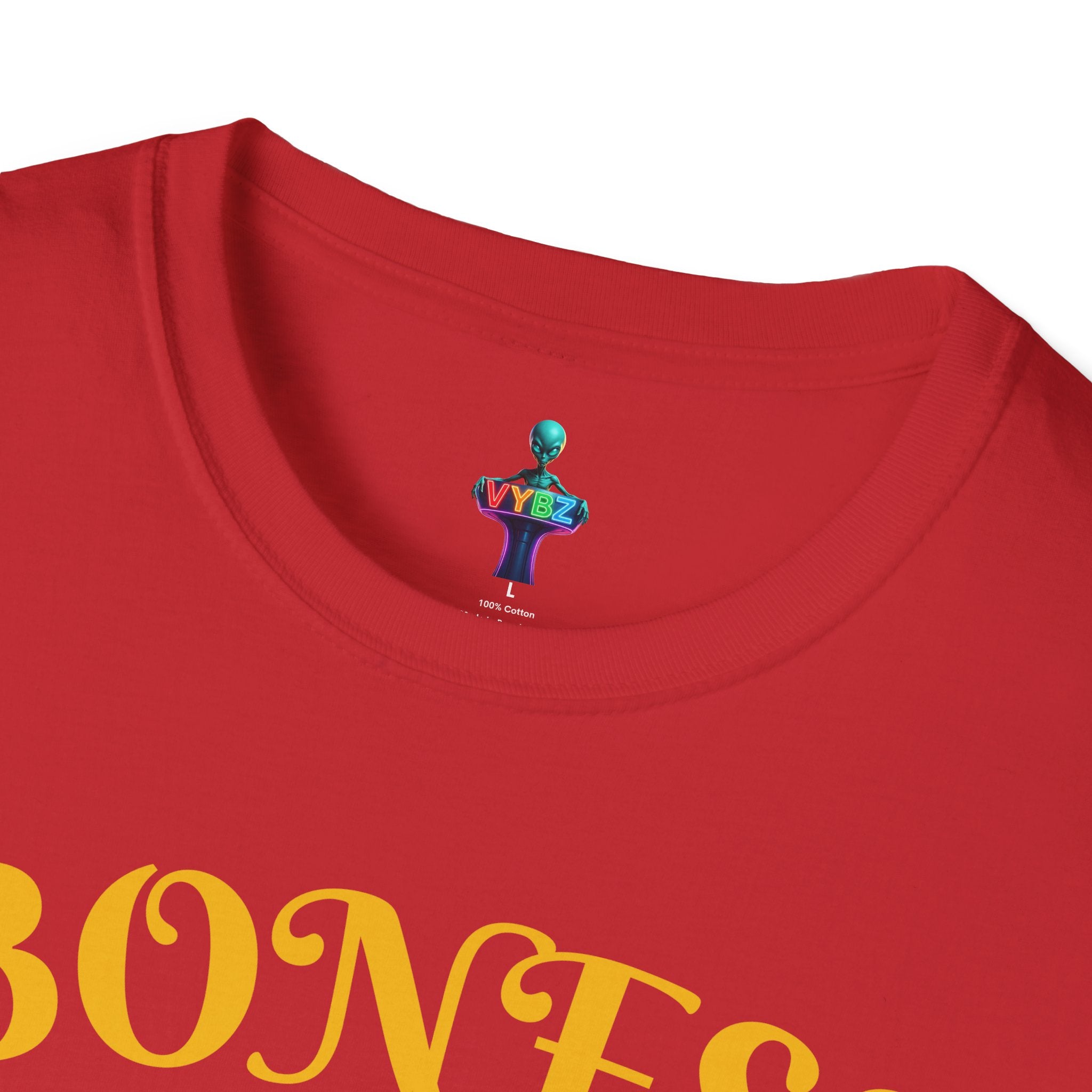 Softstyle T-Shirt with VYBZ Dogs Playing Dominos Urban Slang Design