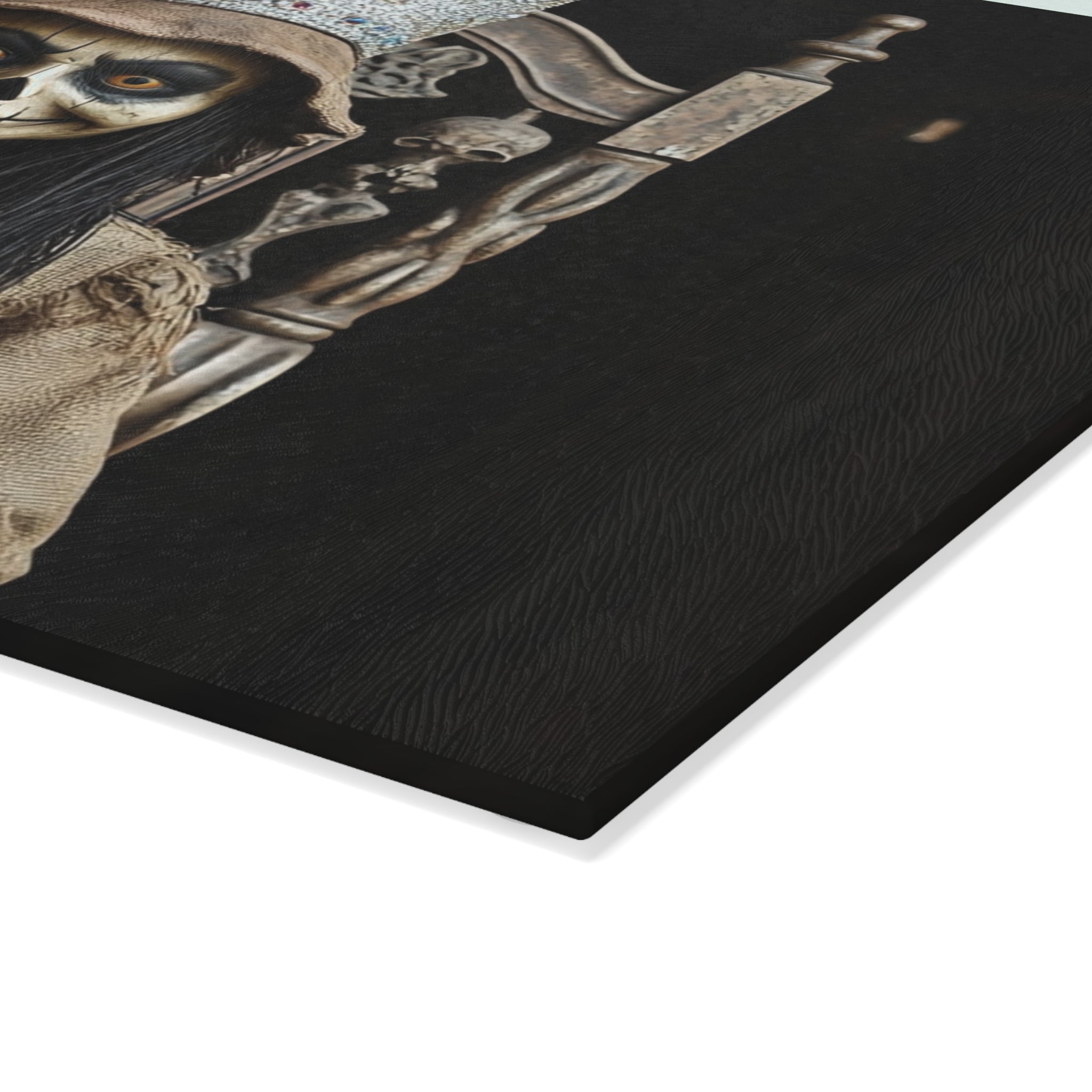 Spooky Skeleton Queen Glass Cutting Board, Halloween Decor, Unique Kitchen Gift, Gothic Culinary Art, Cooking Gift for Her, Party [...]