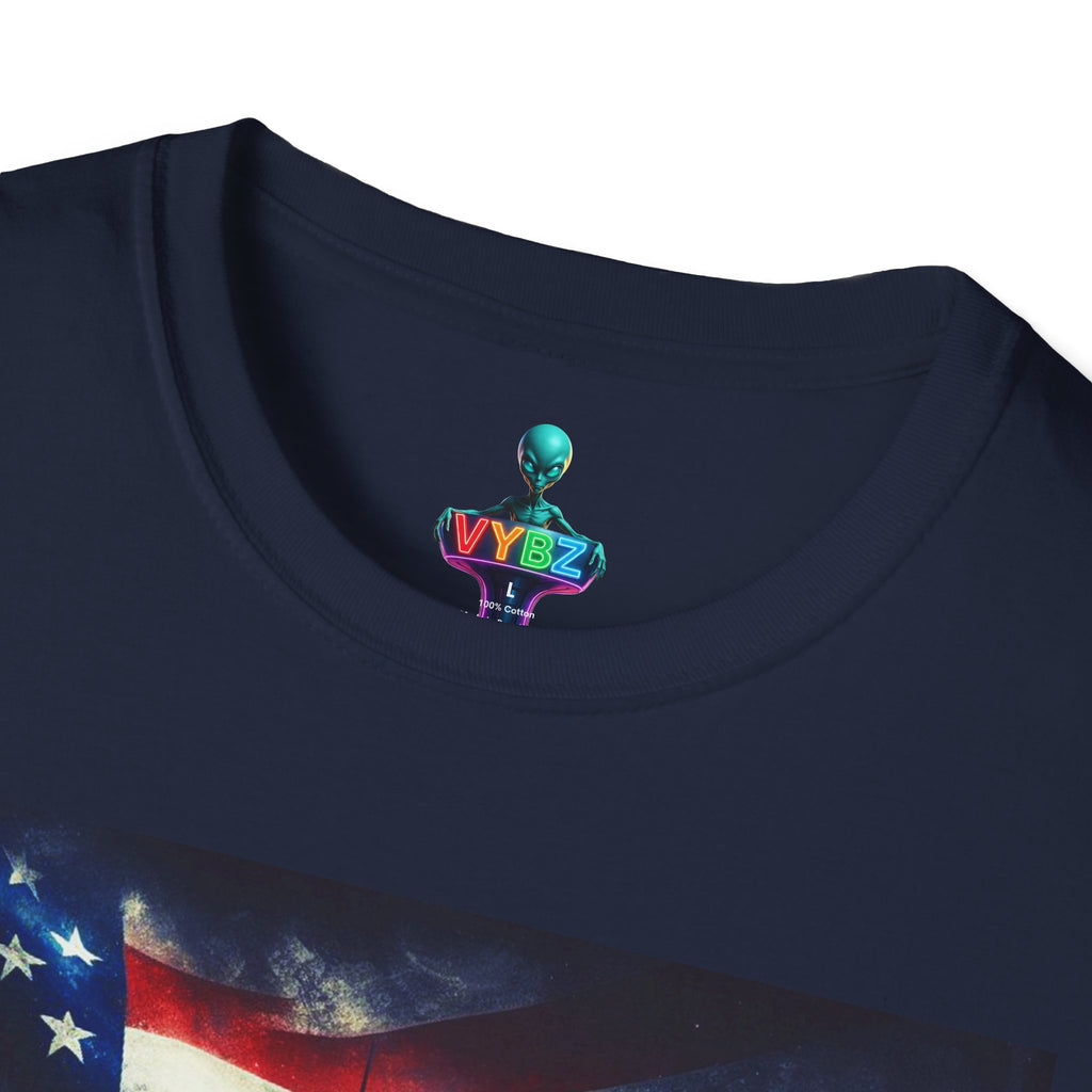 VYBZ Freedom-Themed Graphic Tee