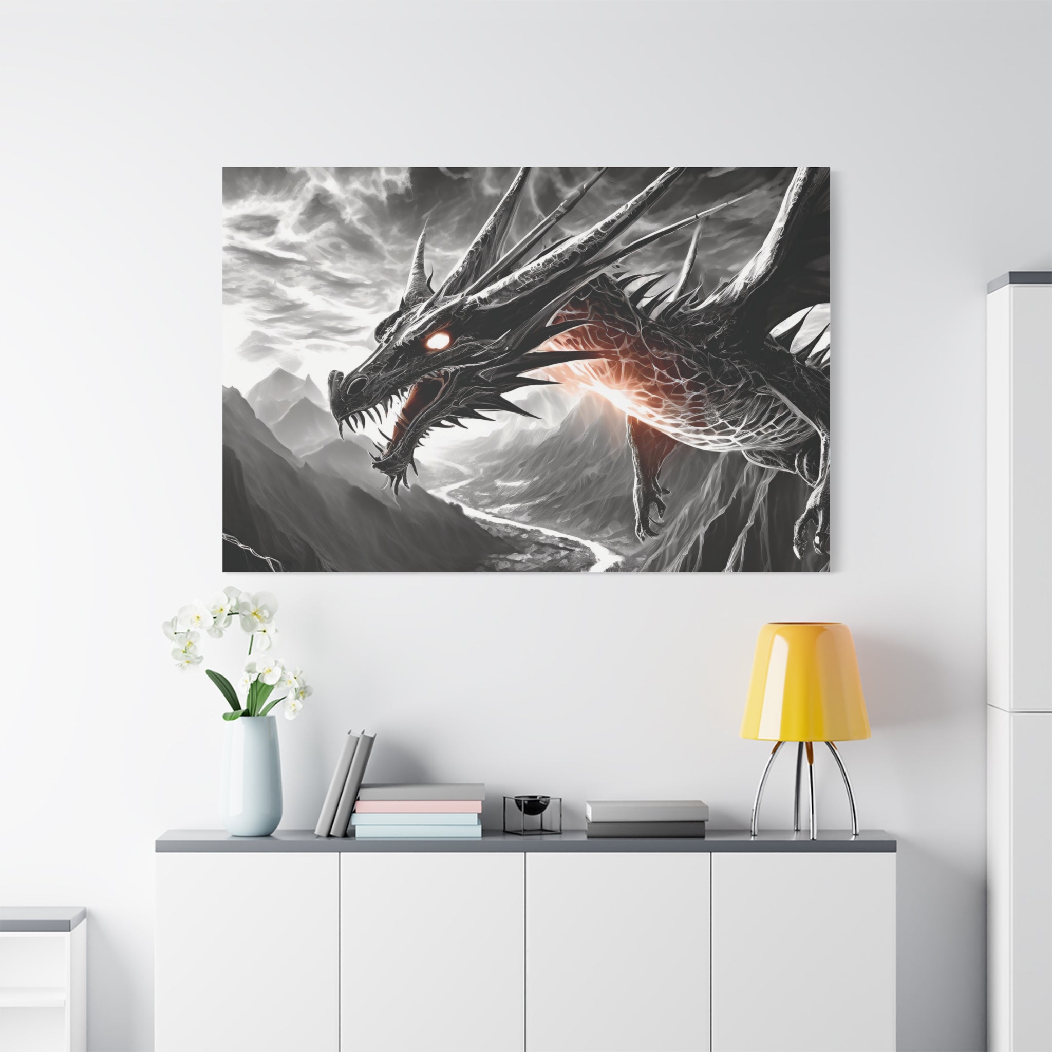 Dragon Art Canvas Print
