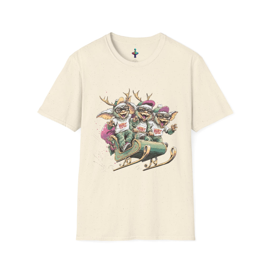 Christmas Gremlin Trio Sleigh T-Shirt