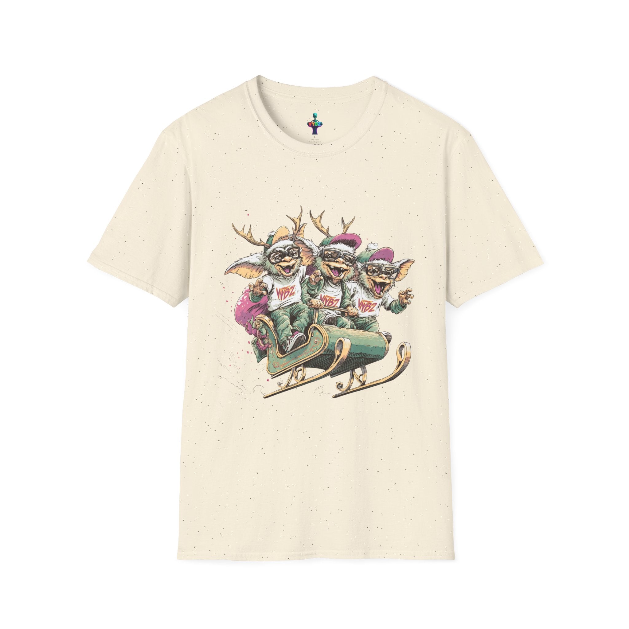 Christmas Gremlin Trio Sleigh T-Shirt