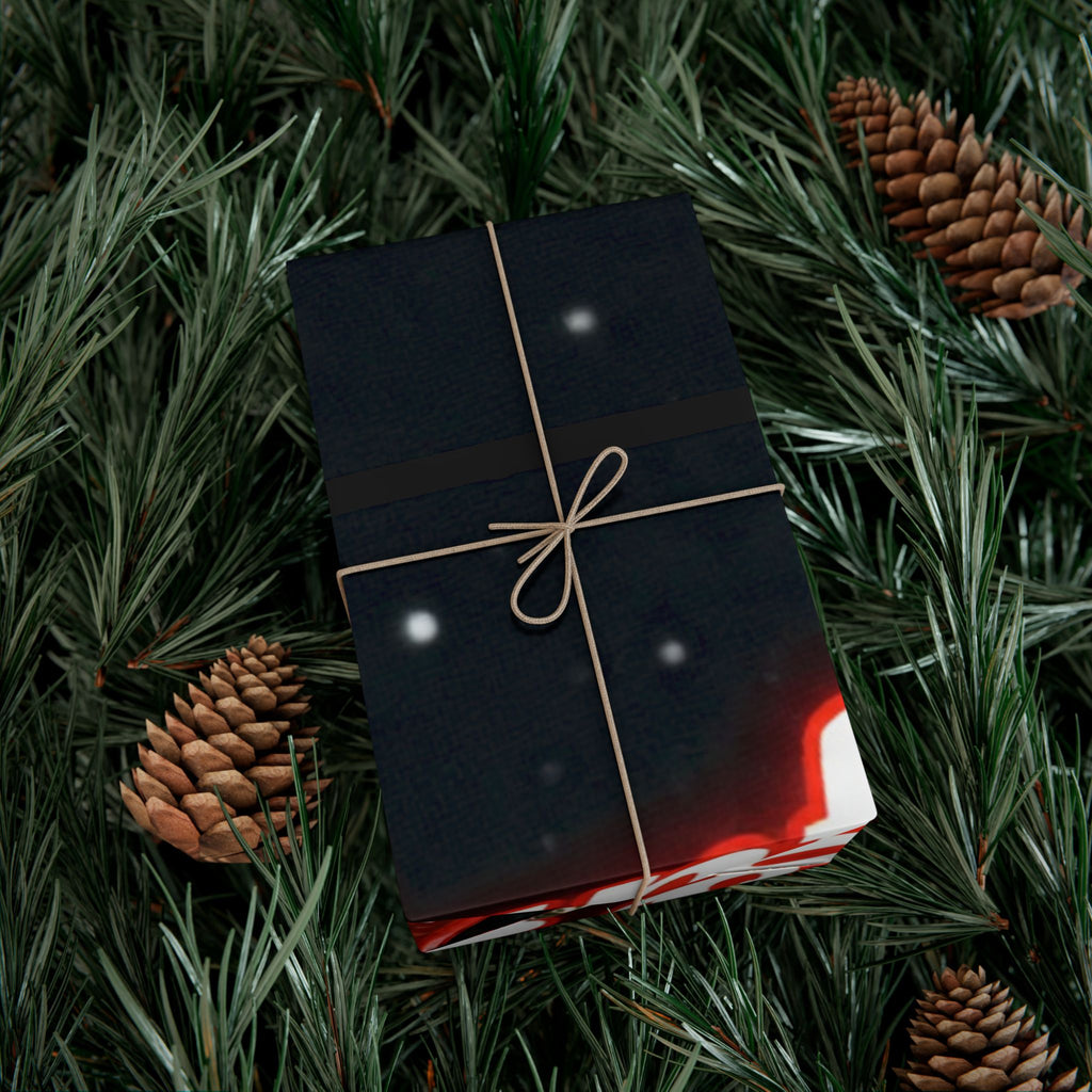 Vintage Santa's Bag Gift Wrap Papers, Holiday Wrapping Paper, Christmas Gift Wrap, Festive Gift Wrap, Retro Santa Paper