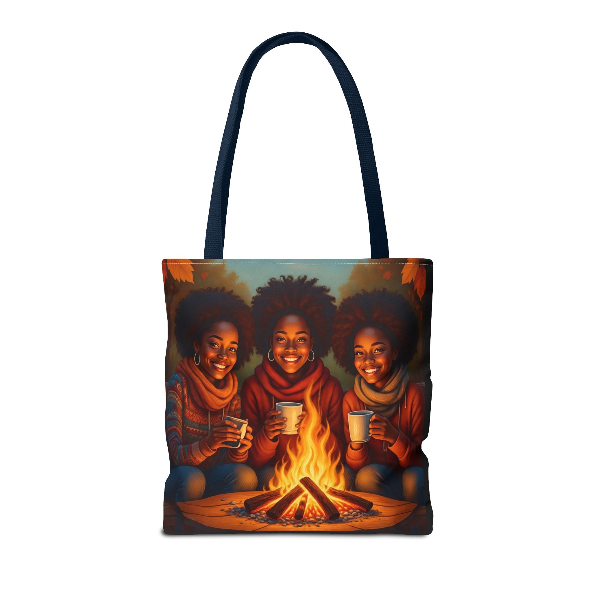 VYBZ Tote Bag - Exclusive Celebrating Sistah Circle Design Fall Bonfire