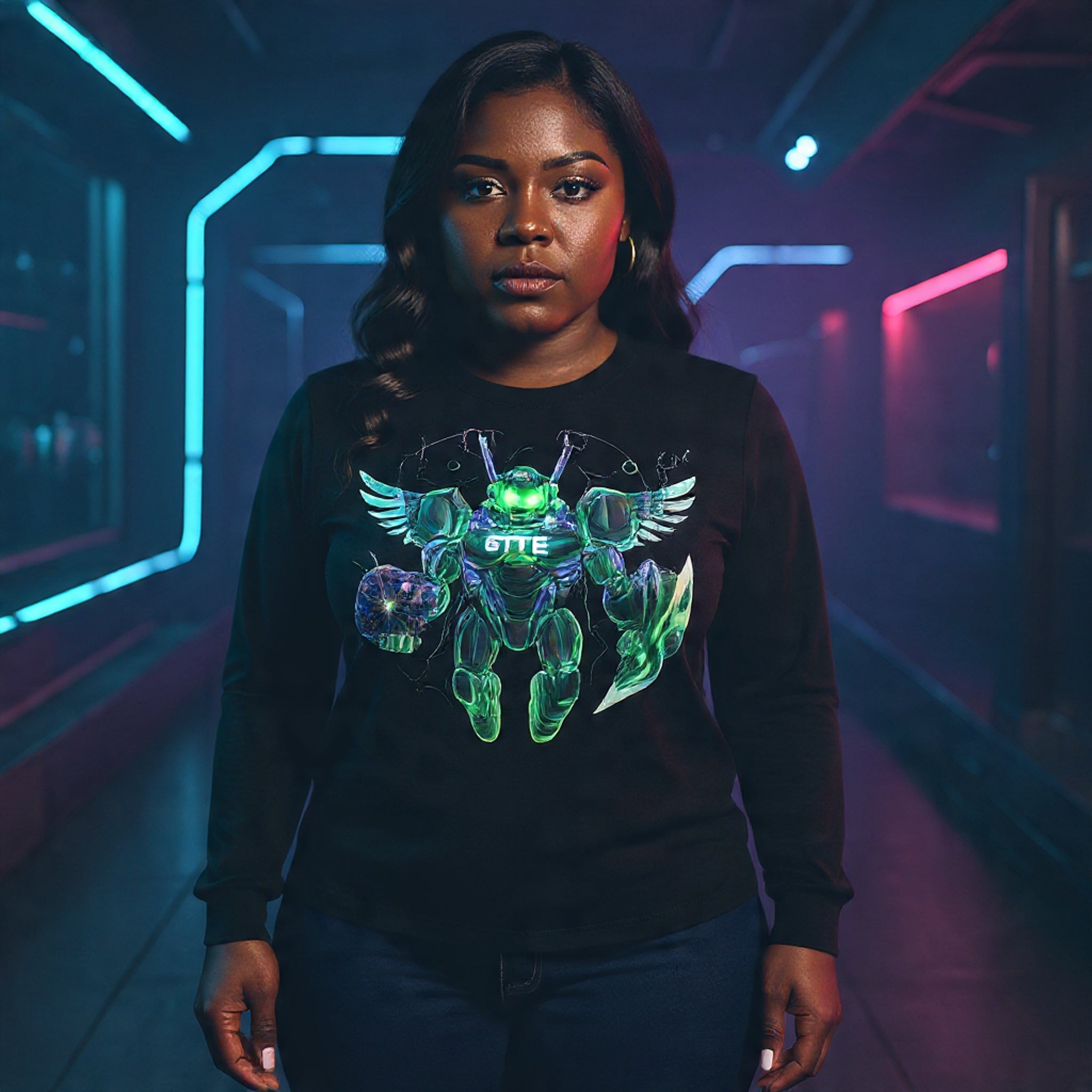 Neon 612 Misfits "Byte" Long Sleeve Tee