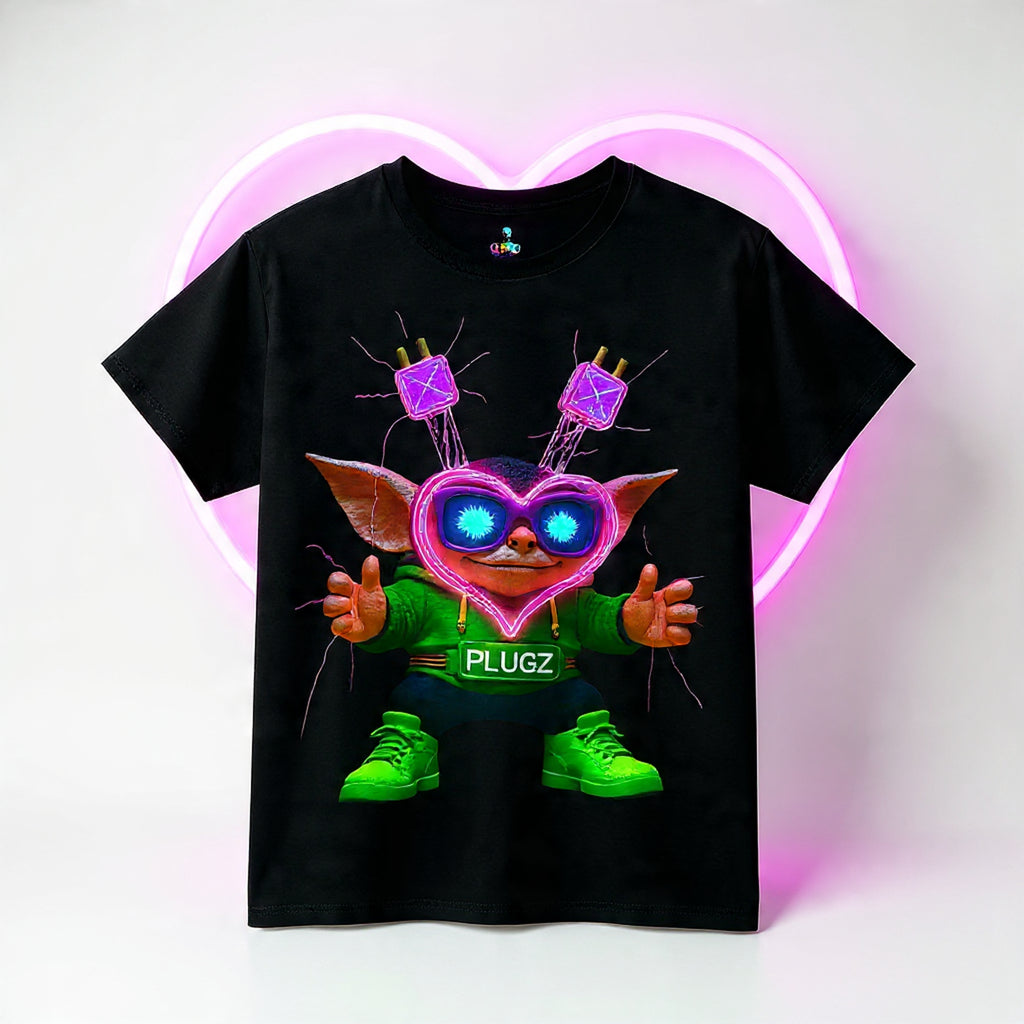 Limited Neon Love Misfits Plugz T-Shirt