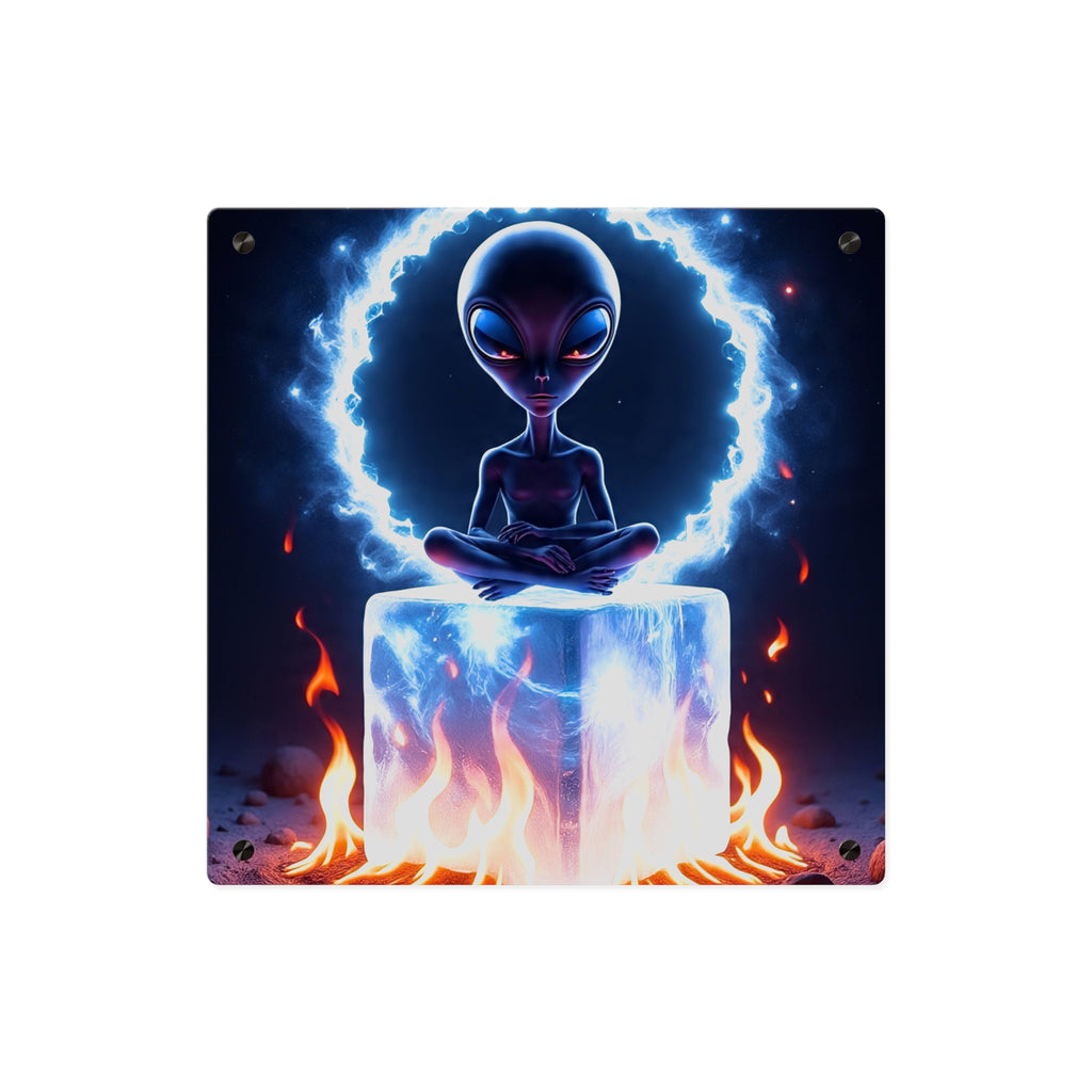 Cosmic Alien Acrylic Wall Art