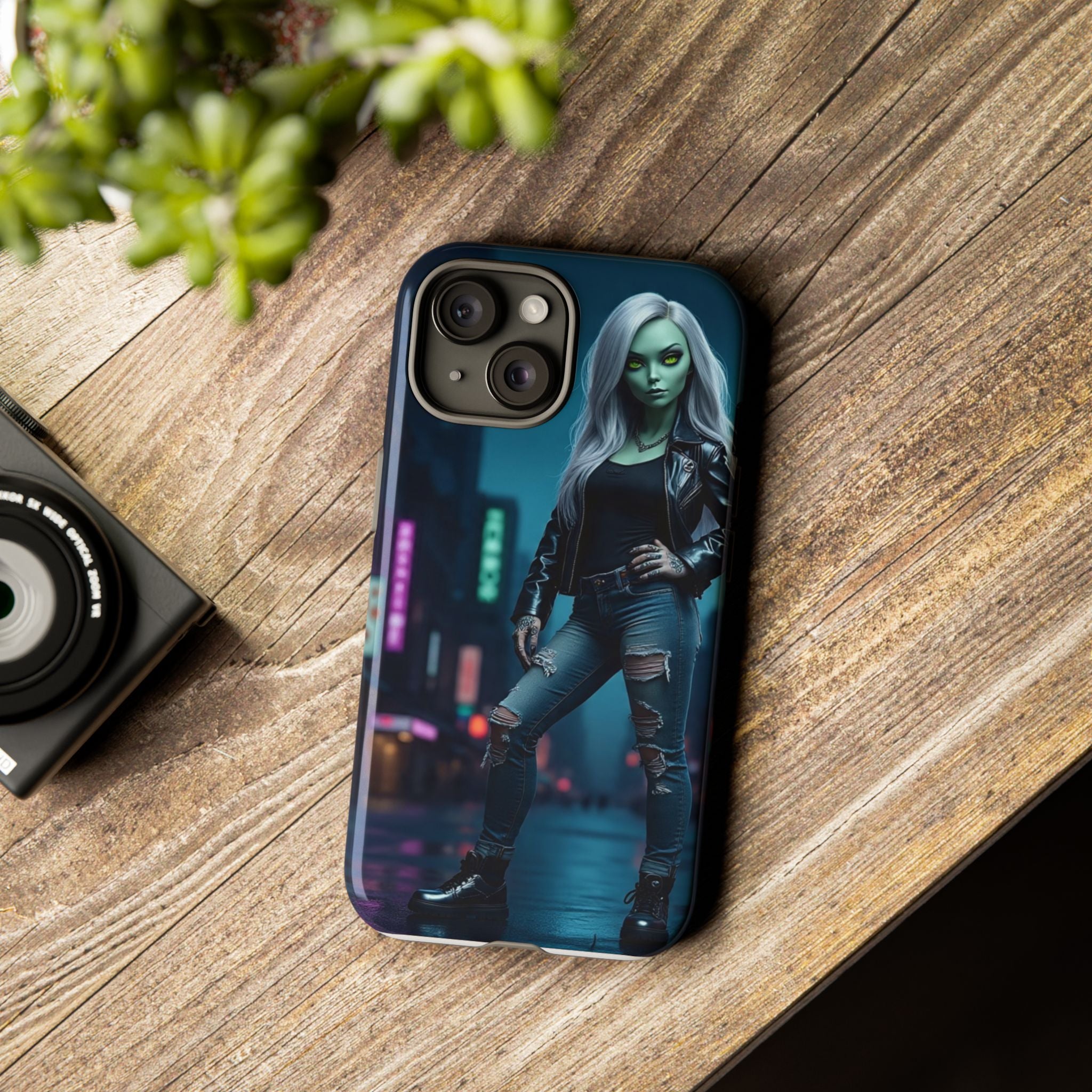 Alien Chic Tough Phone Case