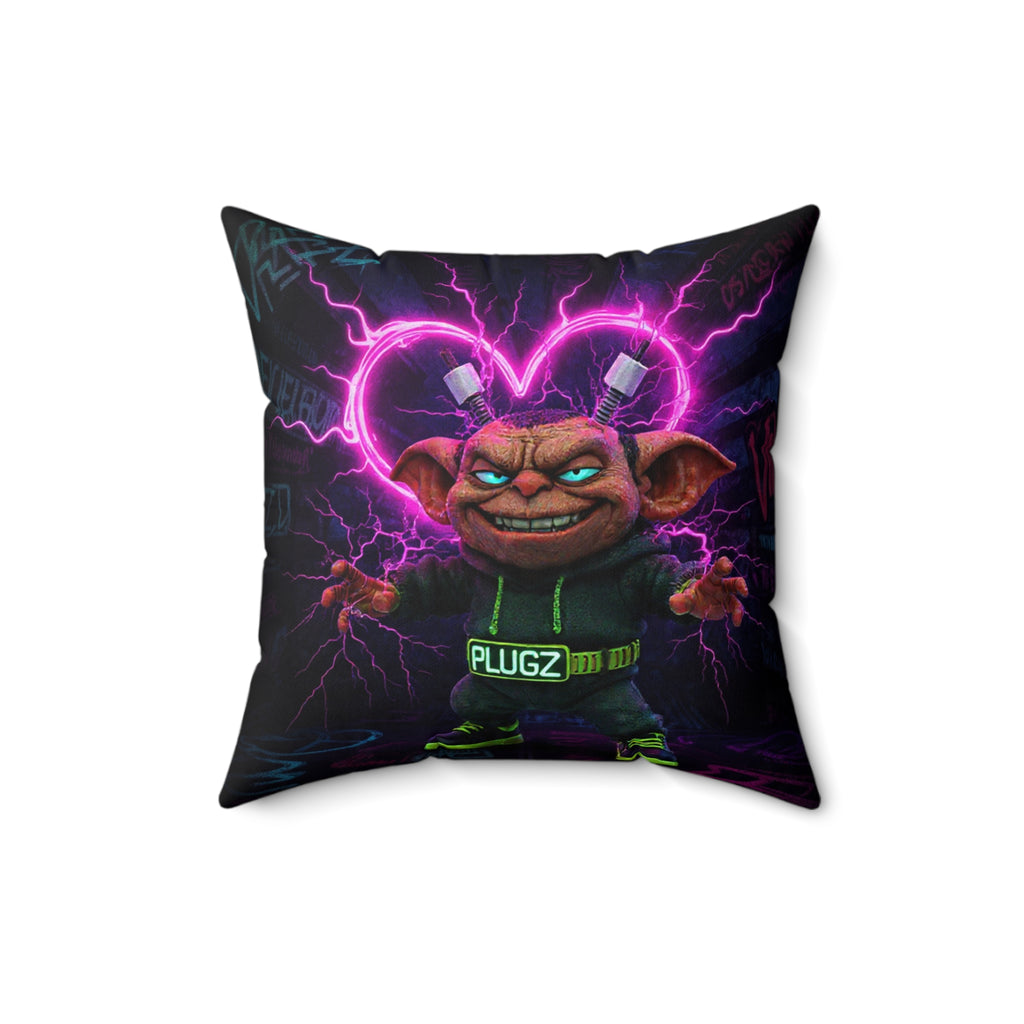 Valentine's Neon Heart Pillow — 612 Misfits Plugz Limited Edition