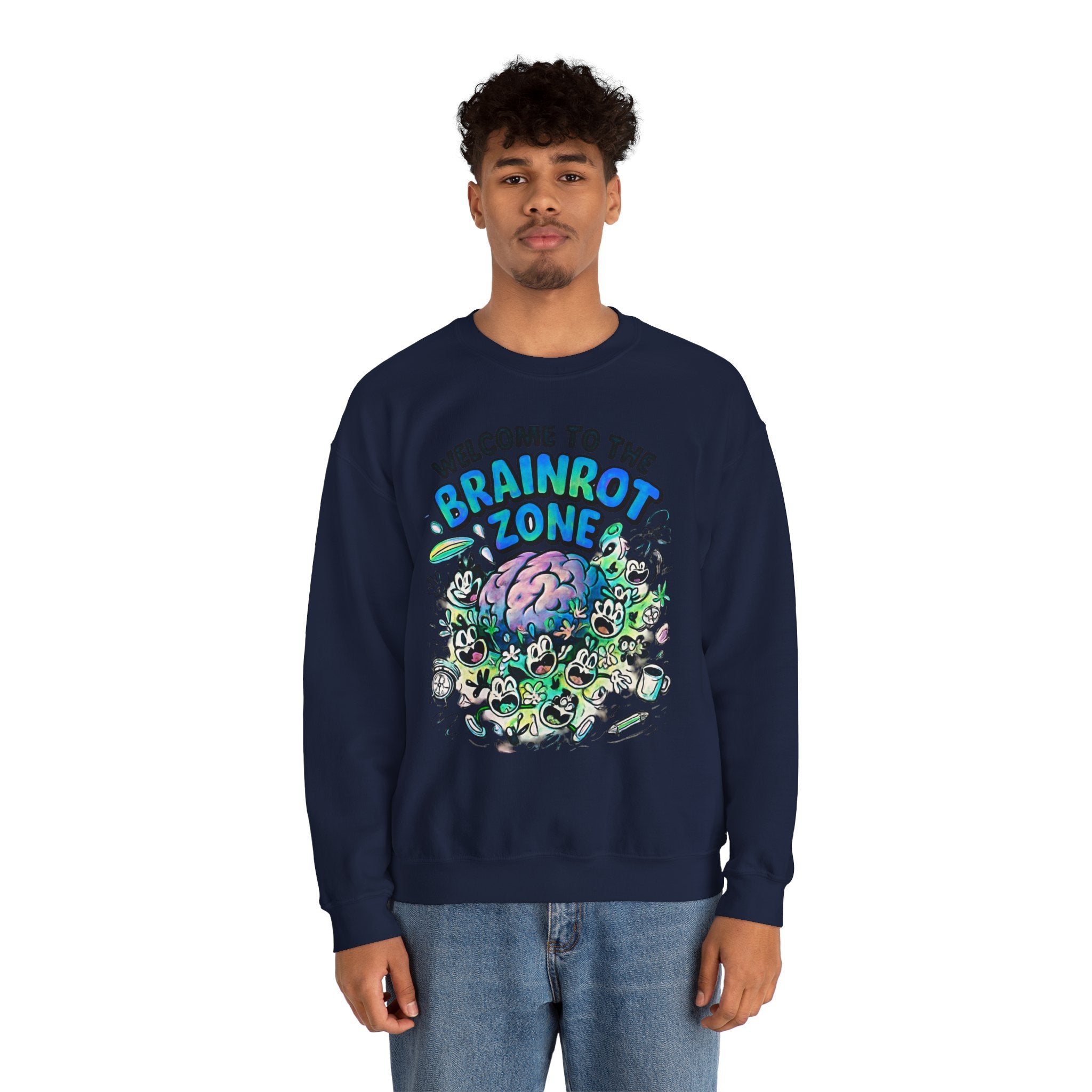 Brainrot Zone Unisex Heavy Blend™ Crewneck Sweatshirt
