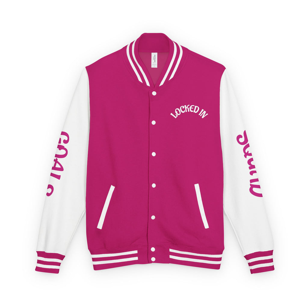 VYBZ "Locked In Goals" Heavyweight Letterman Jacket