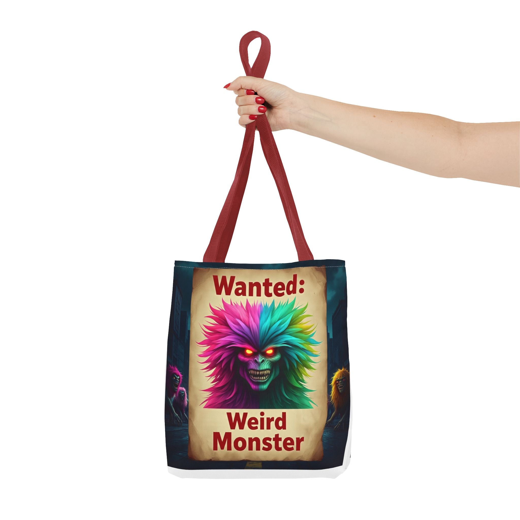 VYBZ Wanted Monster Print Tote Bag